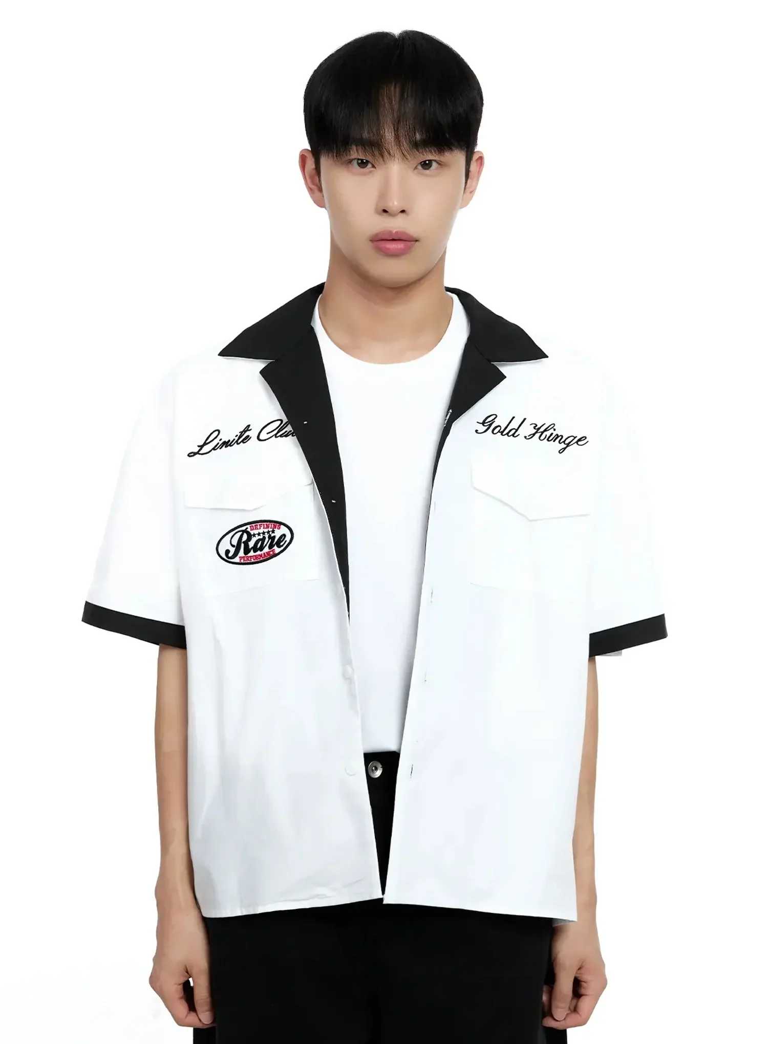 Men's Embroidered Graphic Shirt IG520 - Image 17