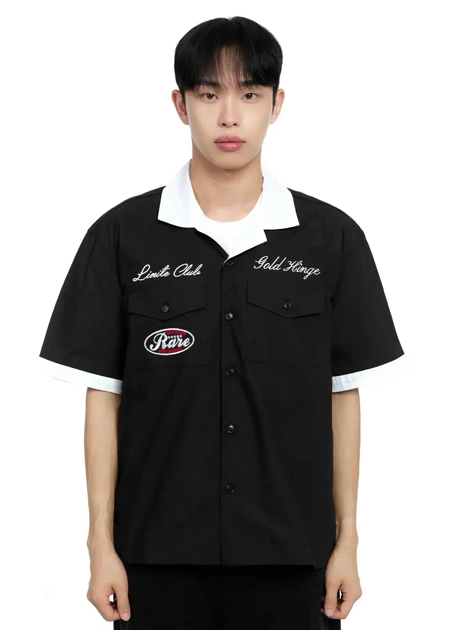 Men's Embroidered Graphic Shirt IG520 - Image 19