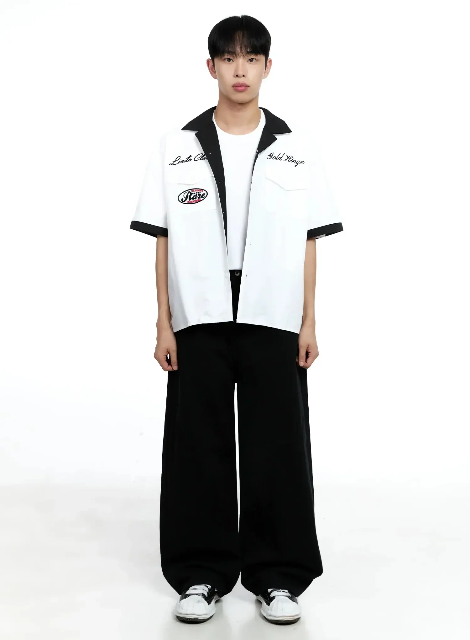 Men's Embroidered Graphic Shirt IG520 - Image 7