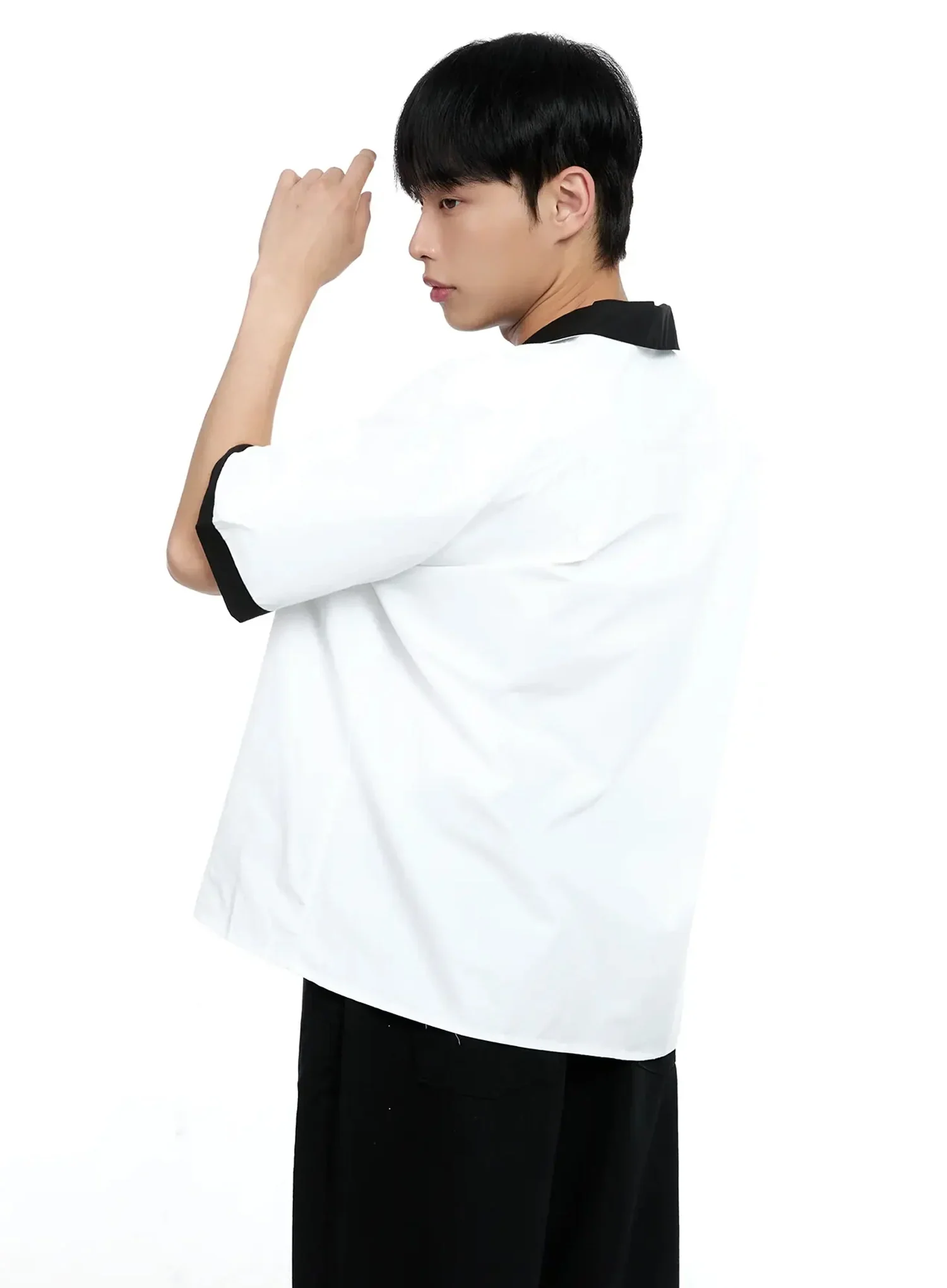 Men's Embroidered Graphic Shirt IG520 - Image 9