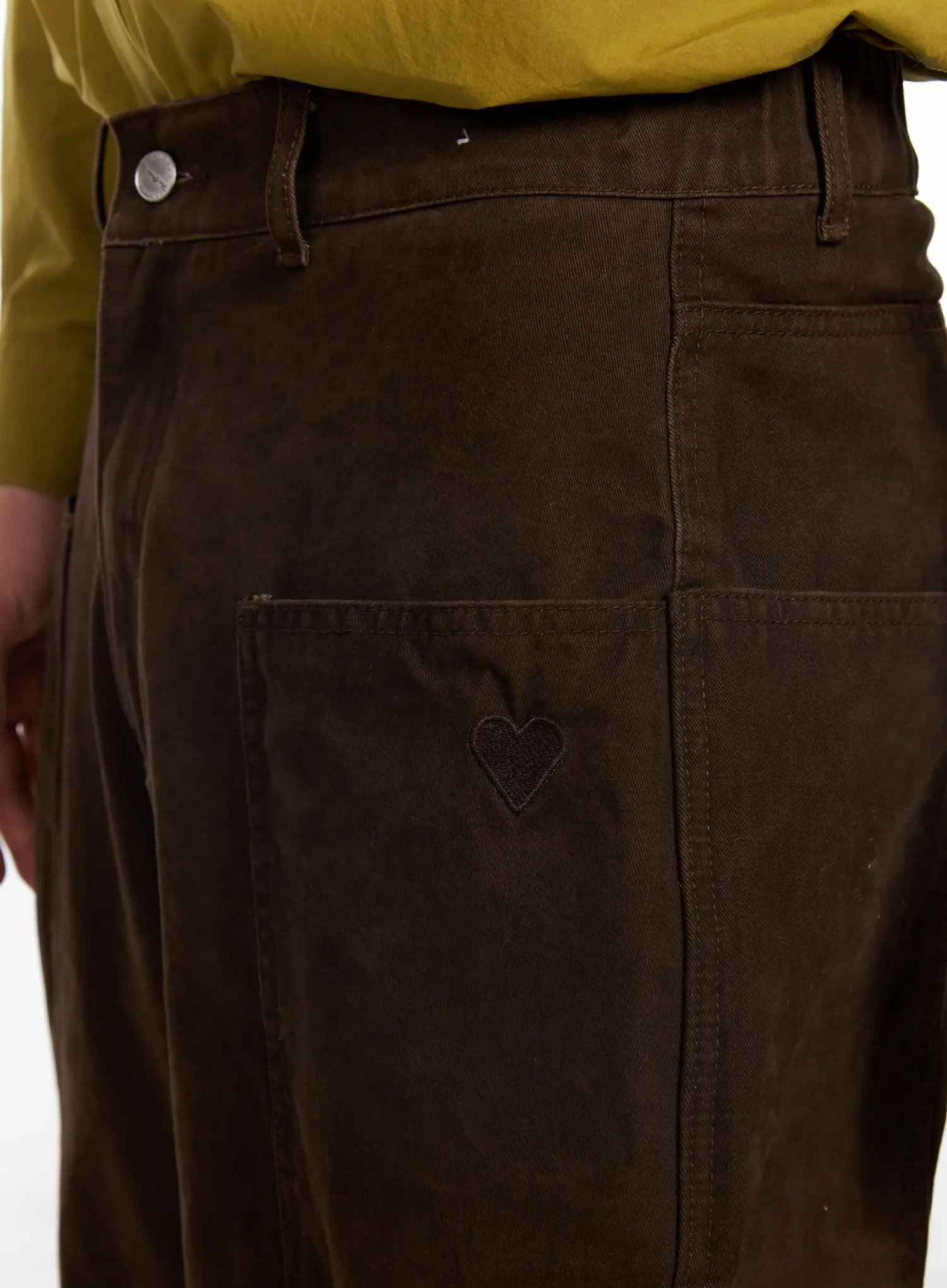 Men's Embroidered Wide Leg Pants IF503 - Image 2