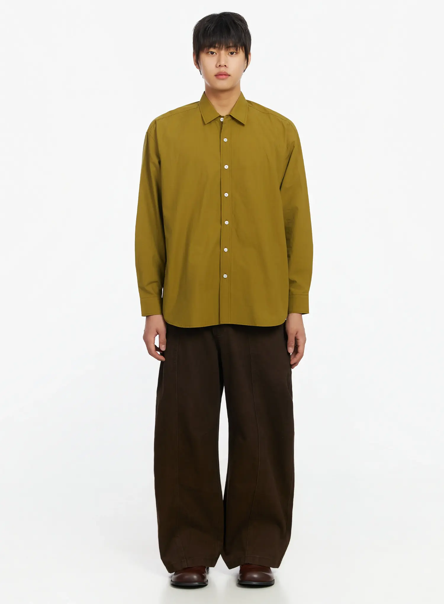 Men's Embroidered Wide Leg Pants IF503 - Image 3