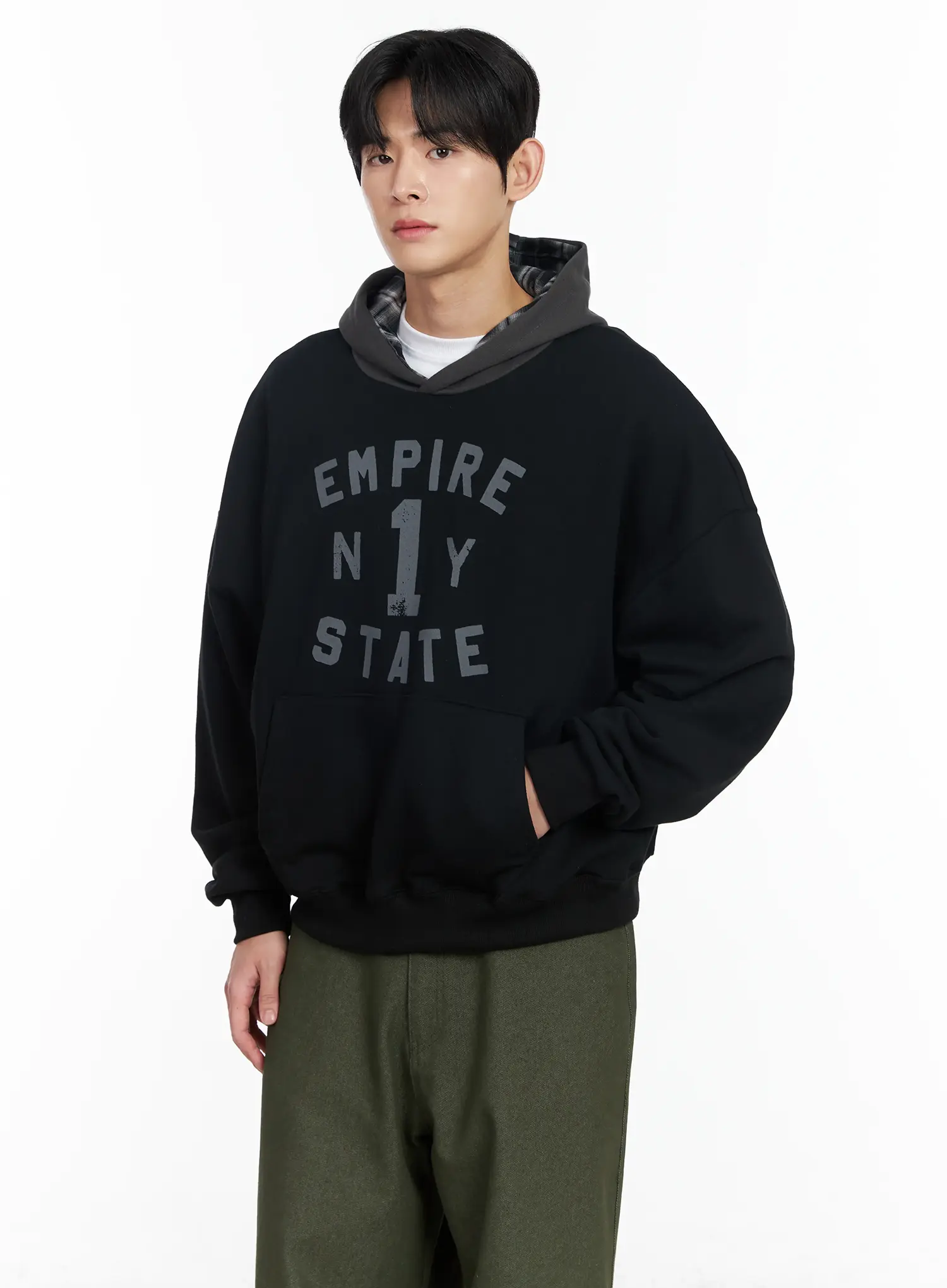 Men's Empire State Graphic Hoodie IM518