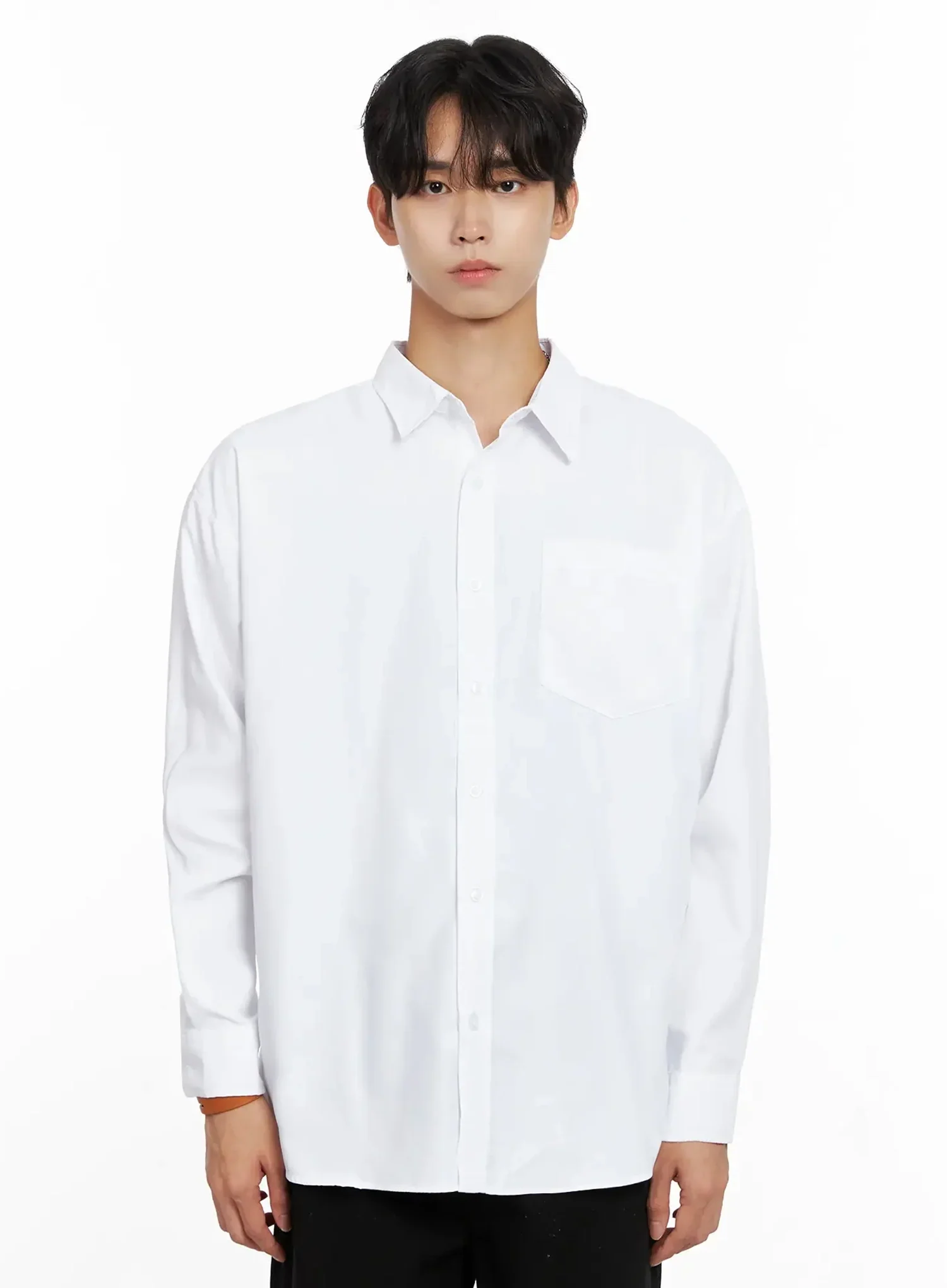 Men's Essential Button-Up Shirt IO517 - Image 15