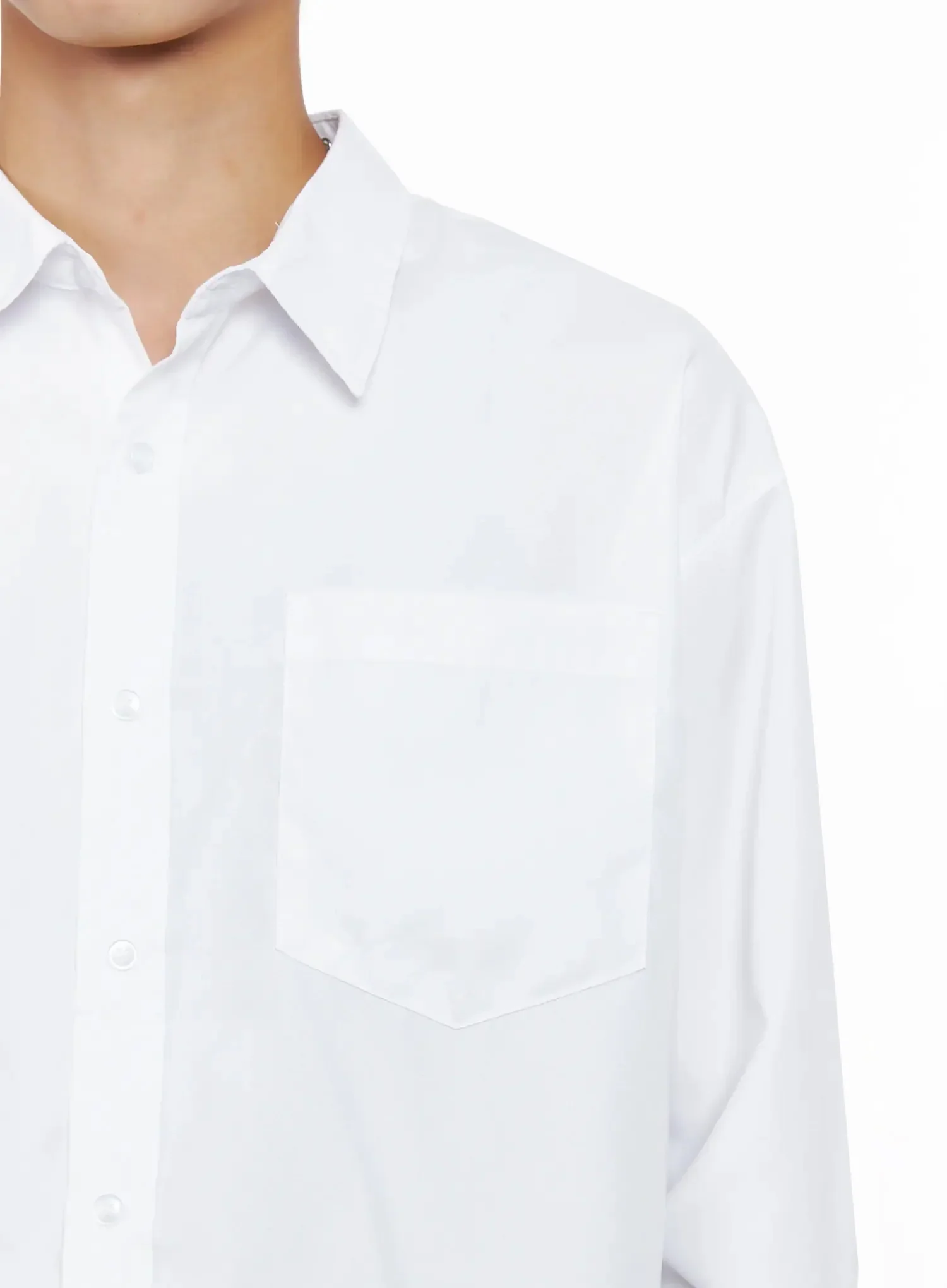 Men's Essential Button-Up Shirt IO517 - Image 3