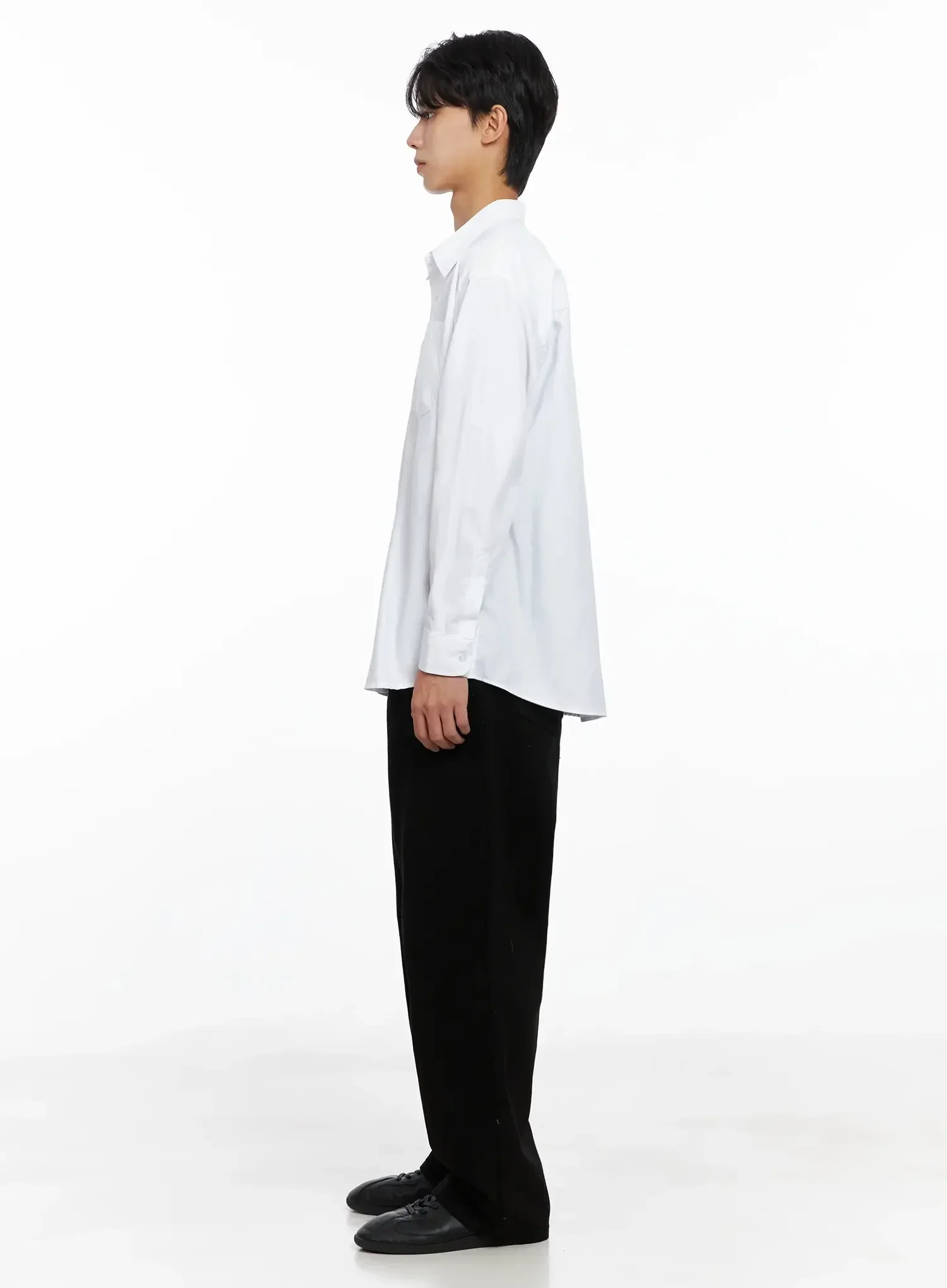 Men's Essential Button-Up Shirt IO517 - Image 7