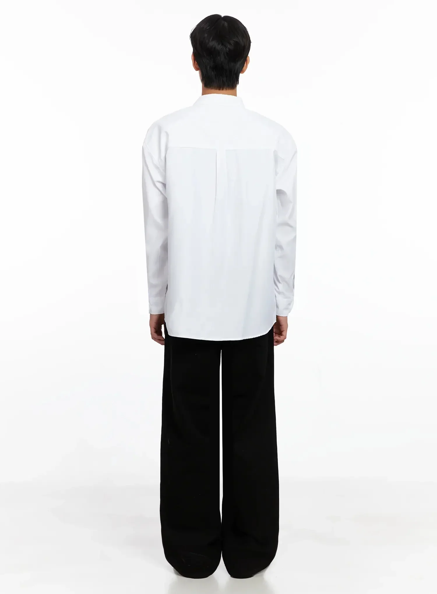 Men's Essential Button-Up Shirt IO517 - Image 8