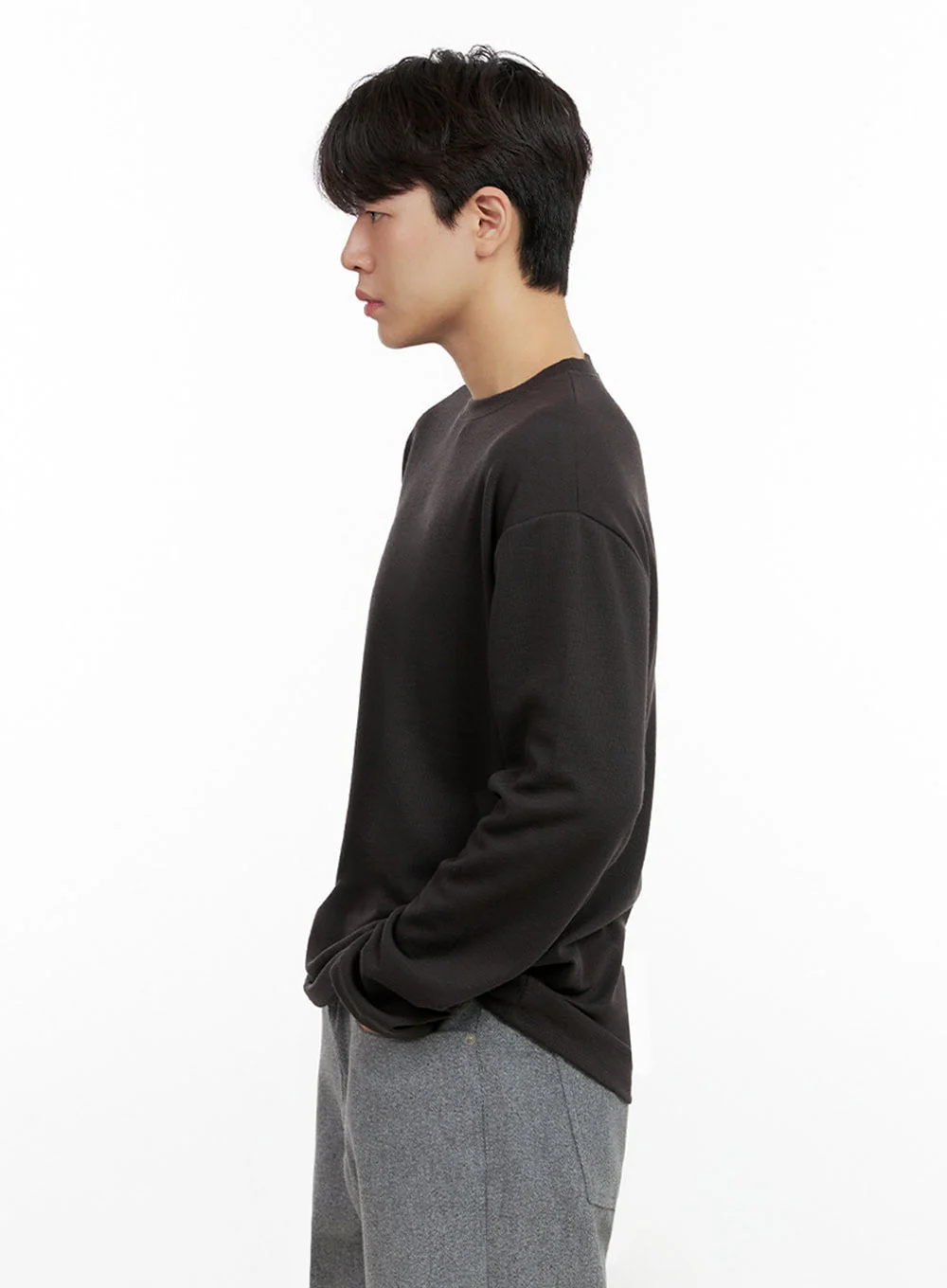 Men's Essential Solid T-Shirt IN422 - Image 4