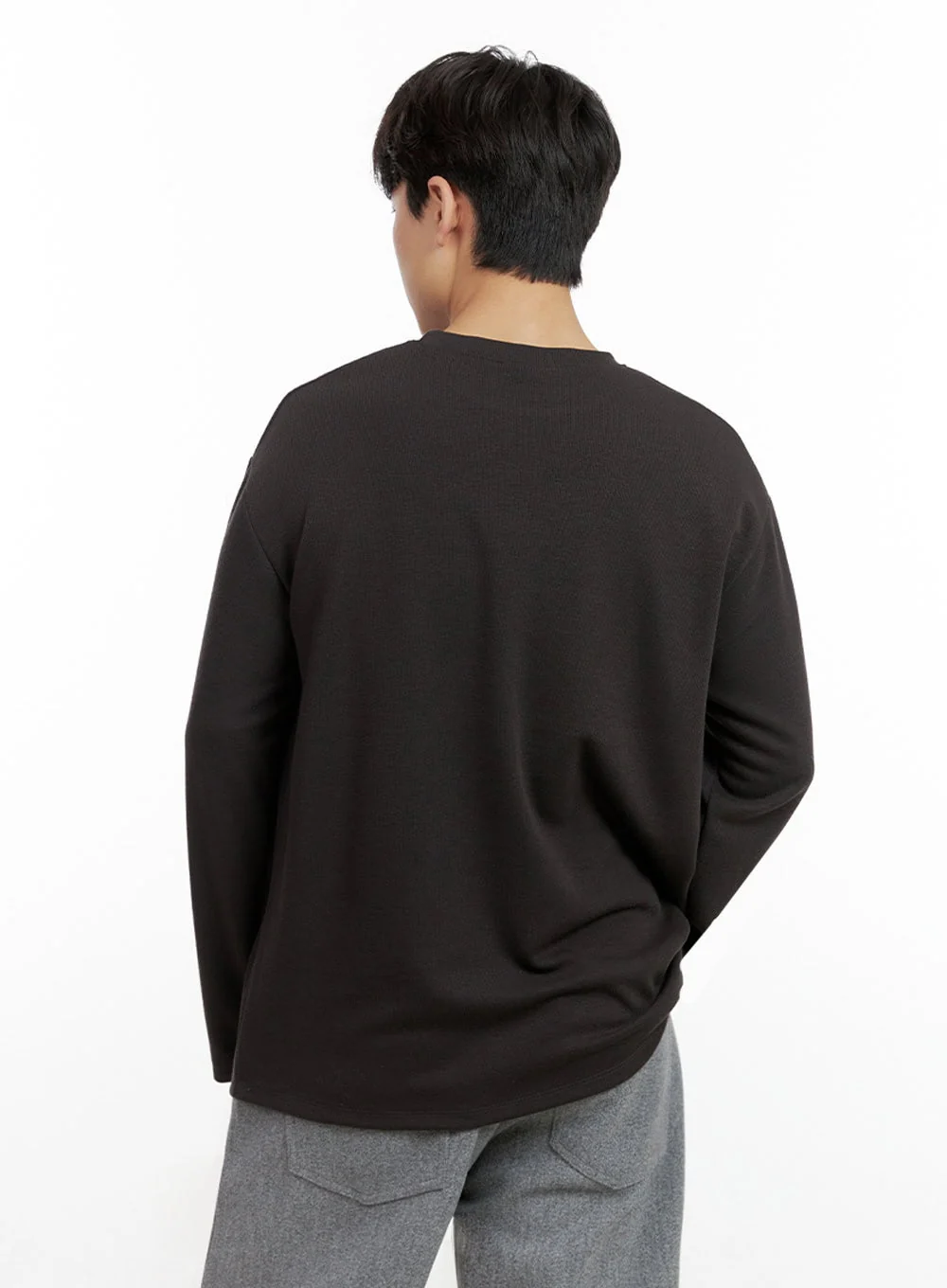 Men's Essential Solid T-Shirt IN422 - Image 5