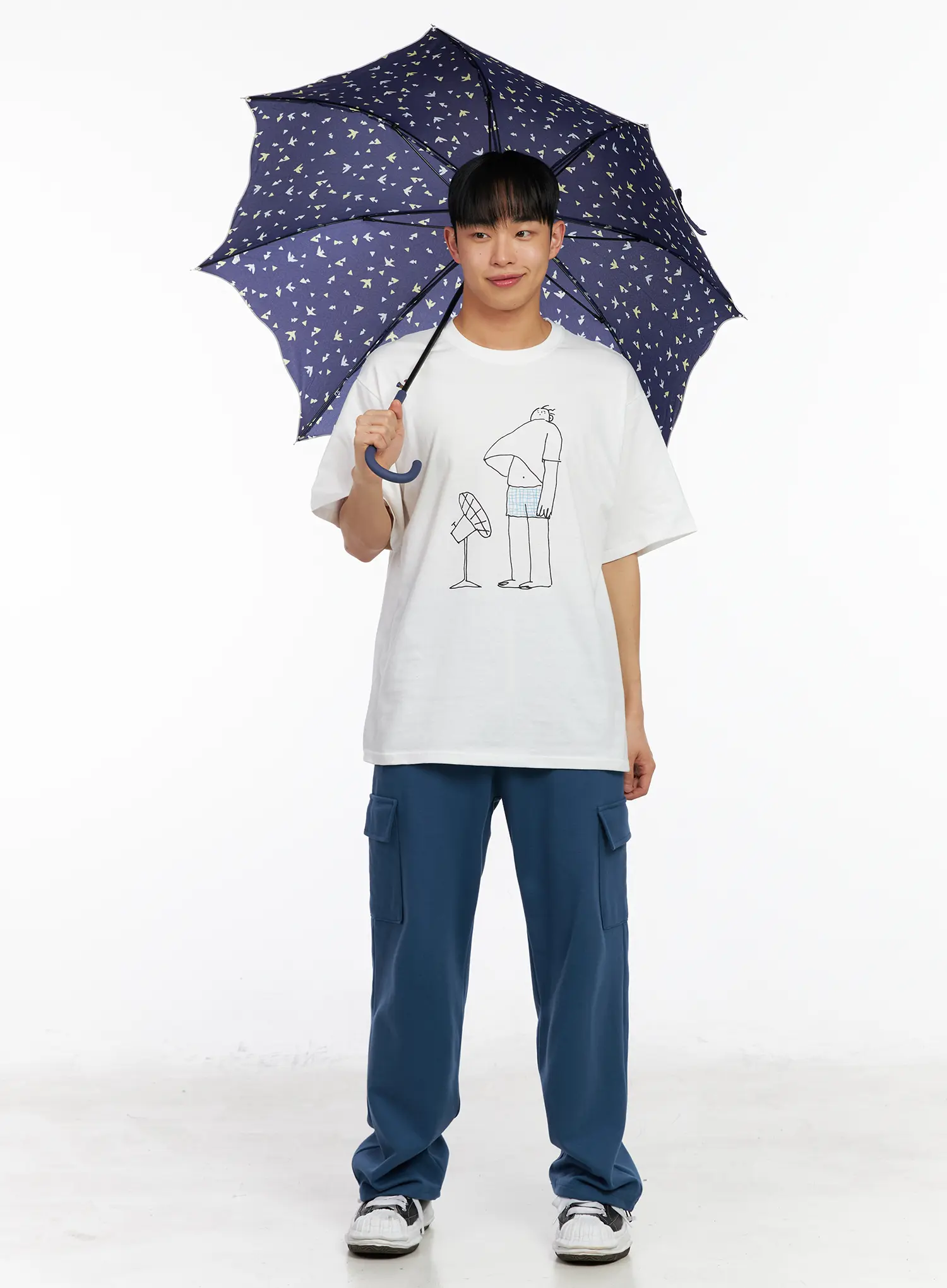 Men's Essential String Cargo Pants IA501 - Image 8