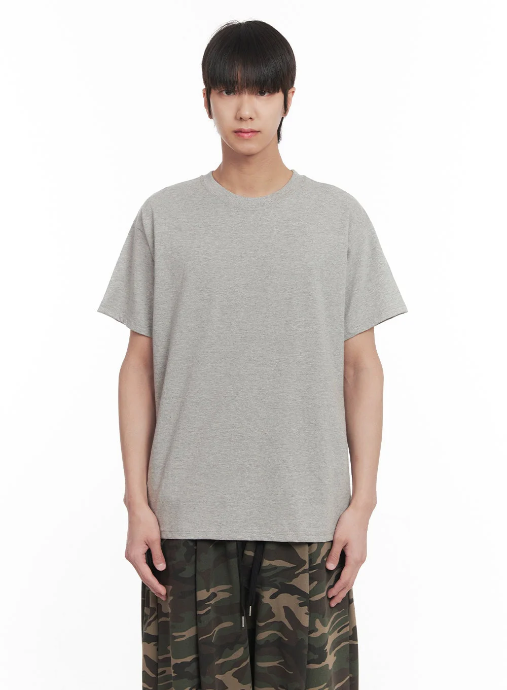 Men's Essential T-Shirt (Gray) IM518 - Image 12