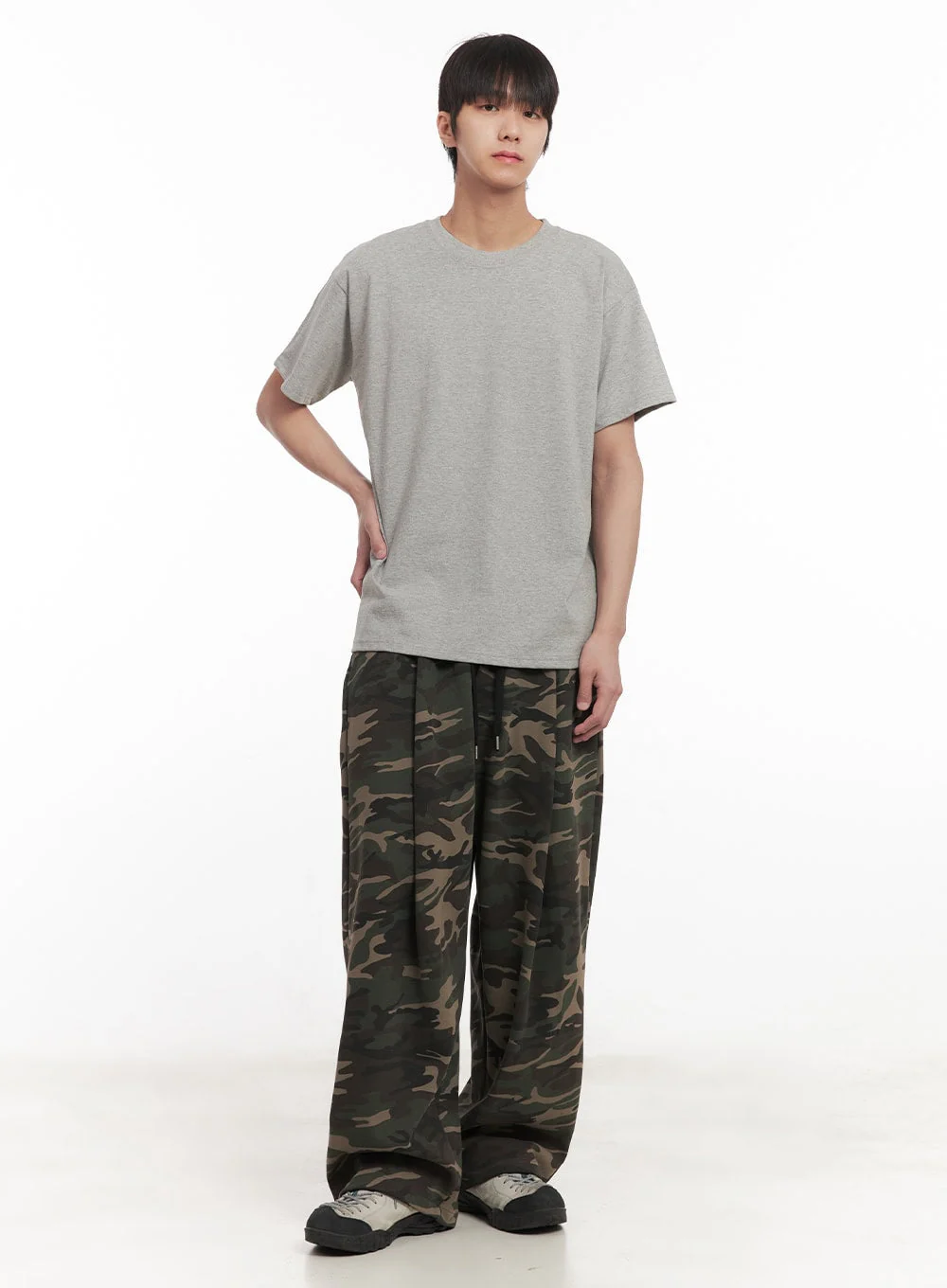 Men's Essential T-Shirt (Gray) IM518 - Image 7
