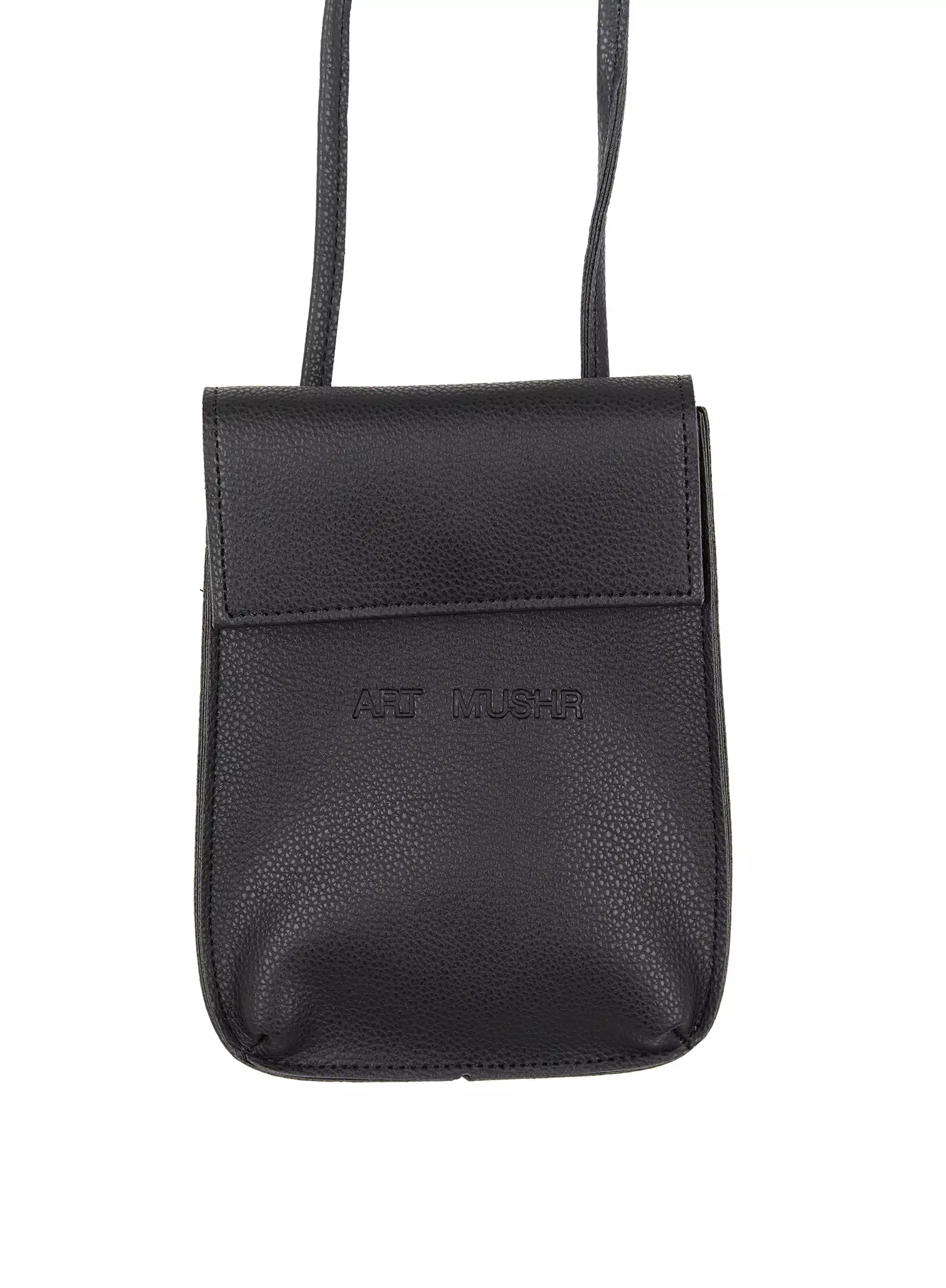 Men's Everyday Black Crossbody Bag IL516 - Image 7