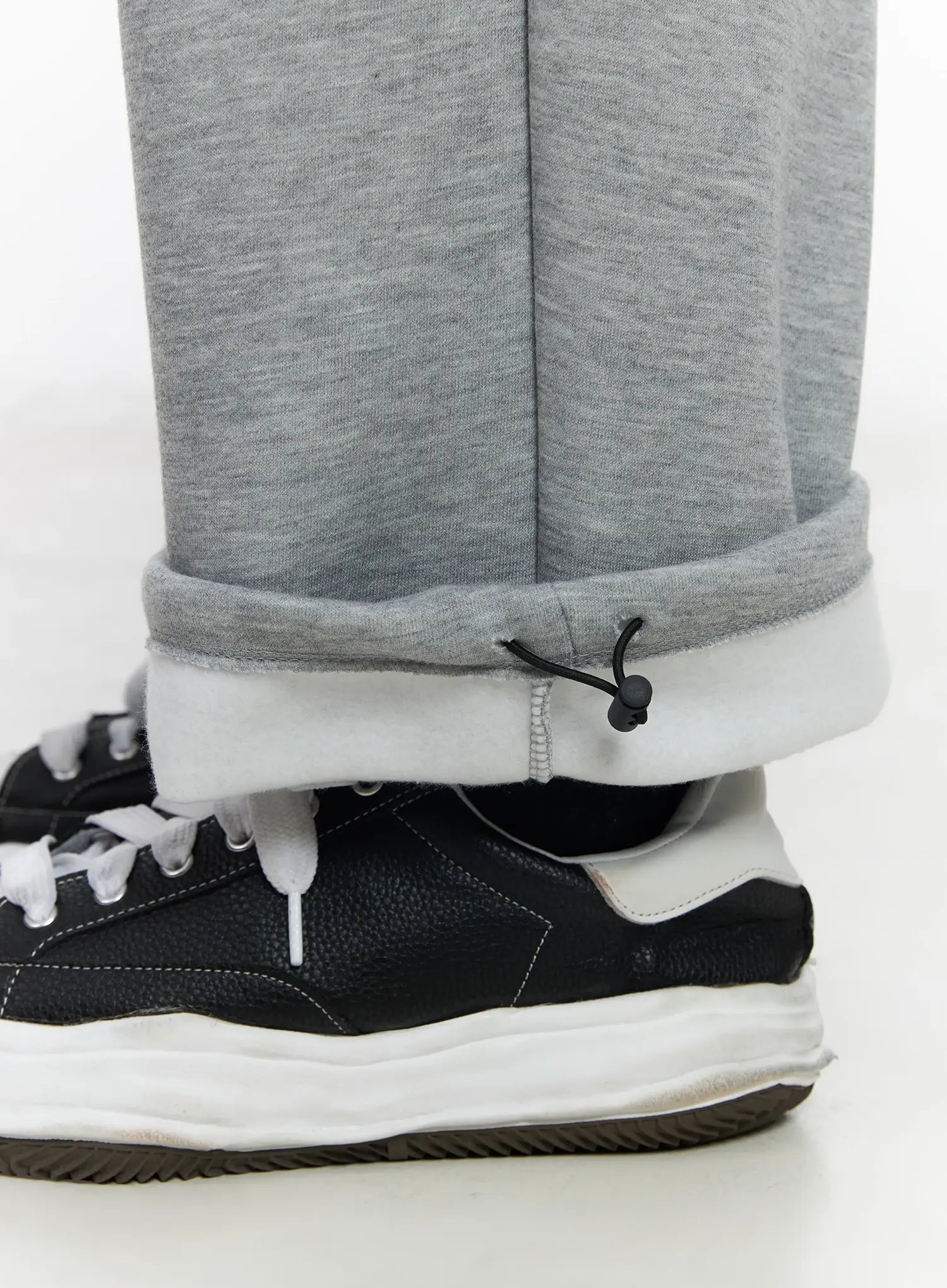 Men's Fleece Drawstring Sweatpants IF506 - Image 2