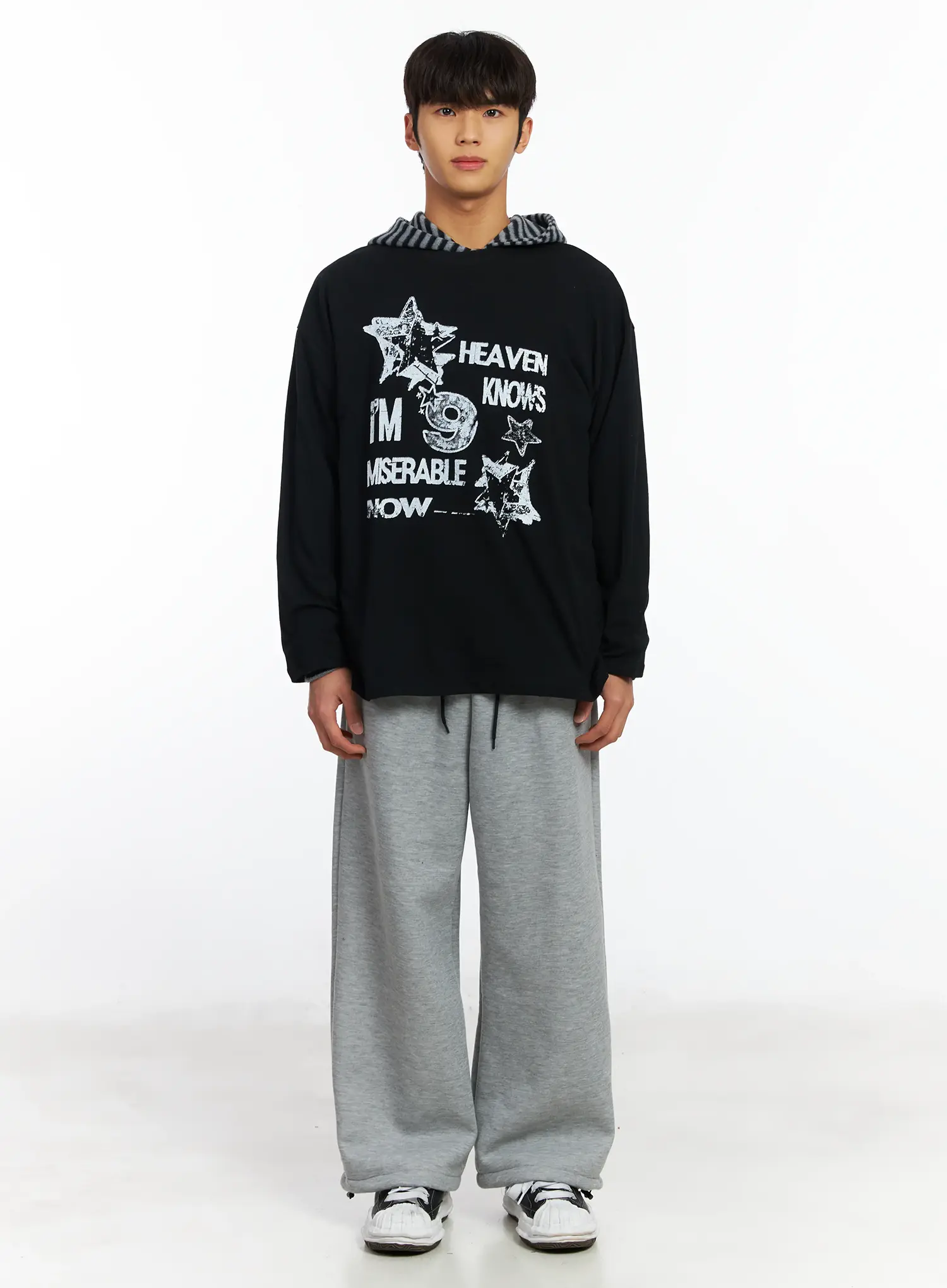 Men's Fleece Drawstring Sweatpants IF506 - Image 4