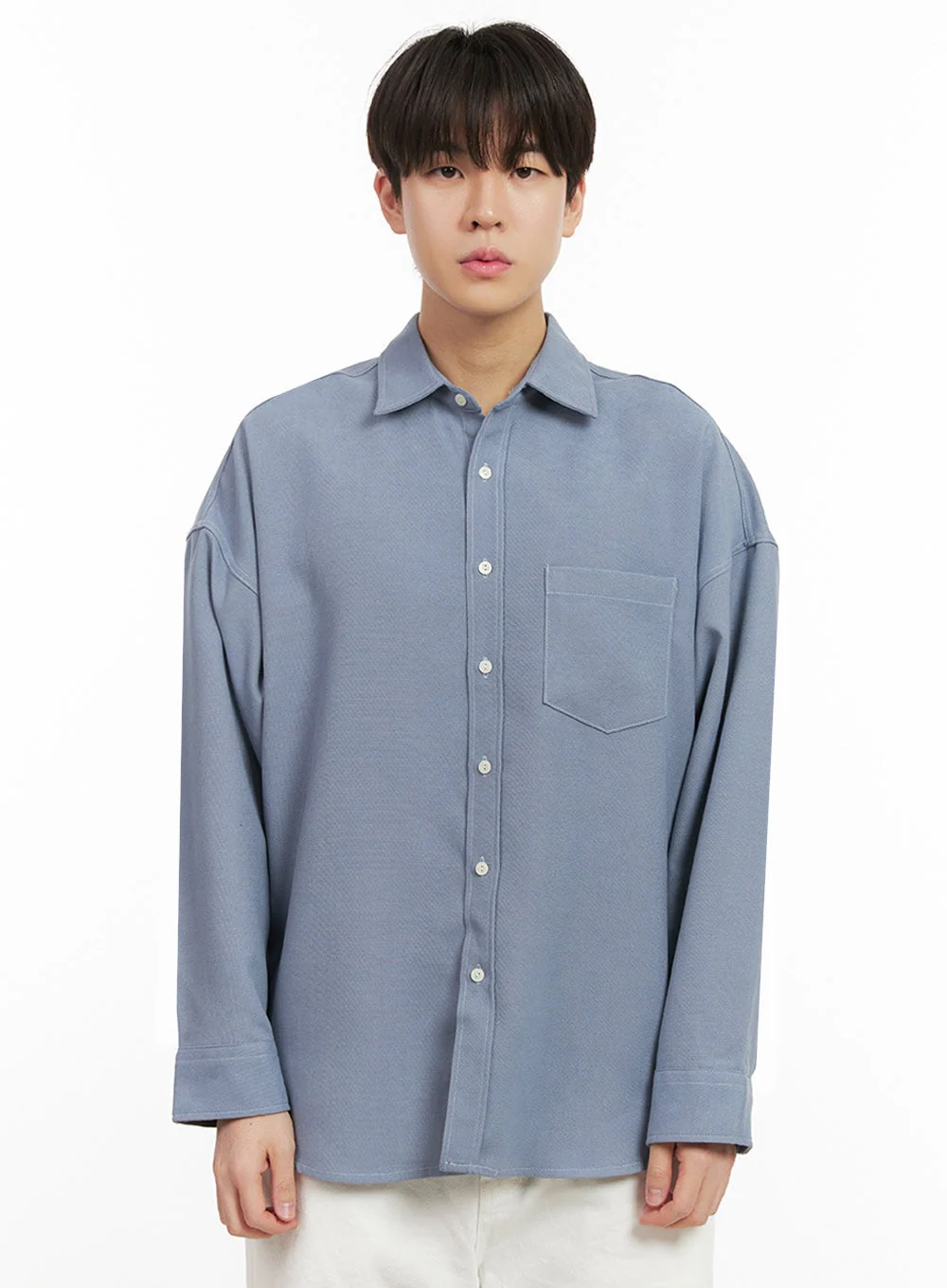 Men's Fleece-Lined Button Up Shirt IJ517 - Image 11