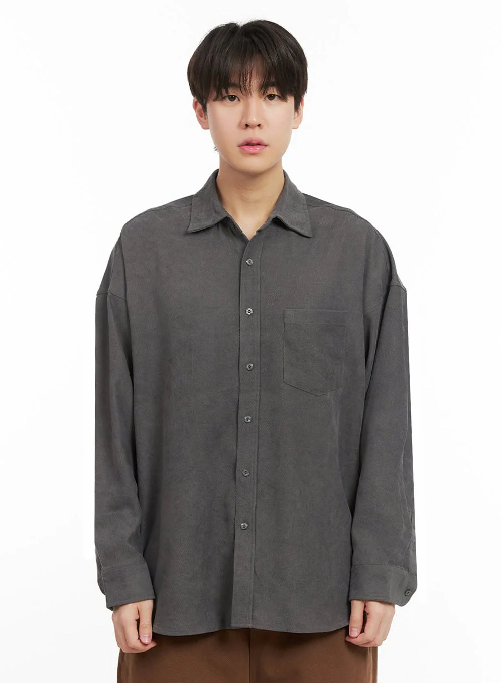 Men's Fleece-Lined Button Up Shirt IJ517 - Image 12