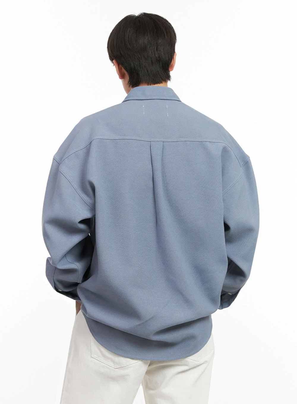 Men's Fleece-Lined Button Up Shirt IJ517 - Image 6