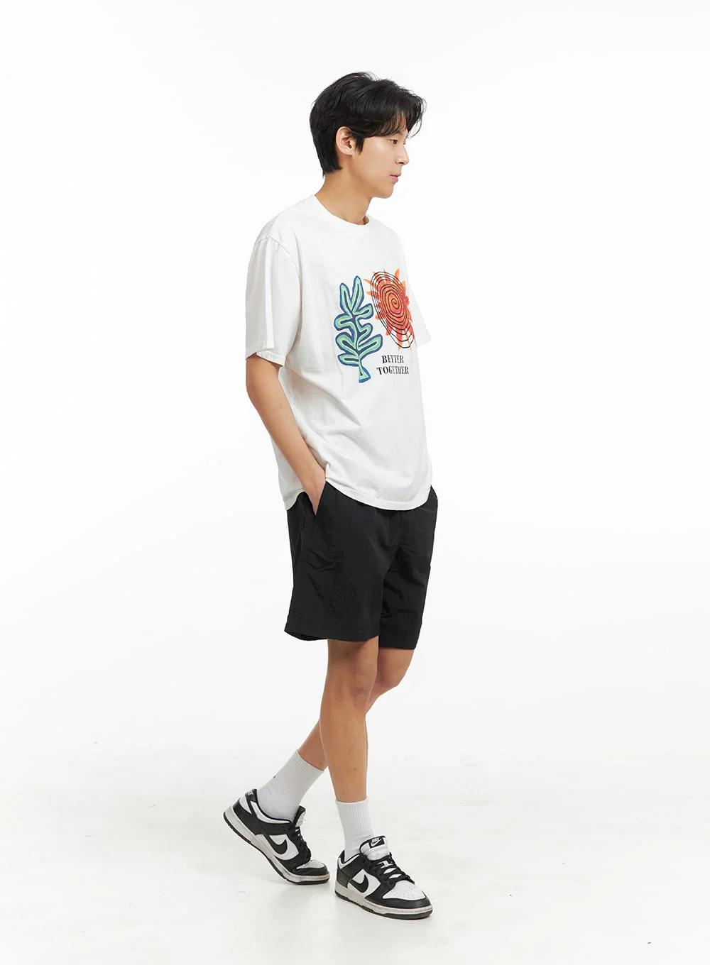 Men's Graphic Cotton T-Shirt IA402 - Image 6