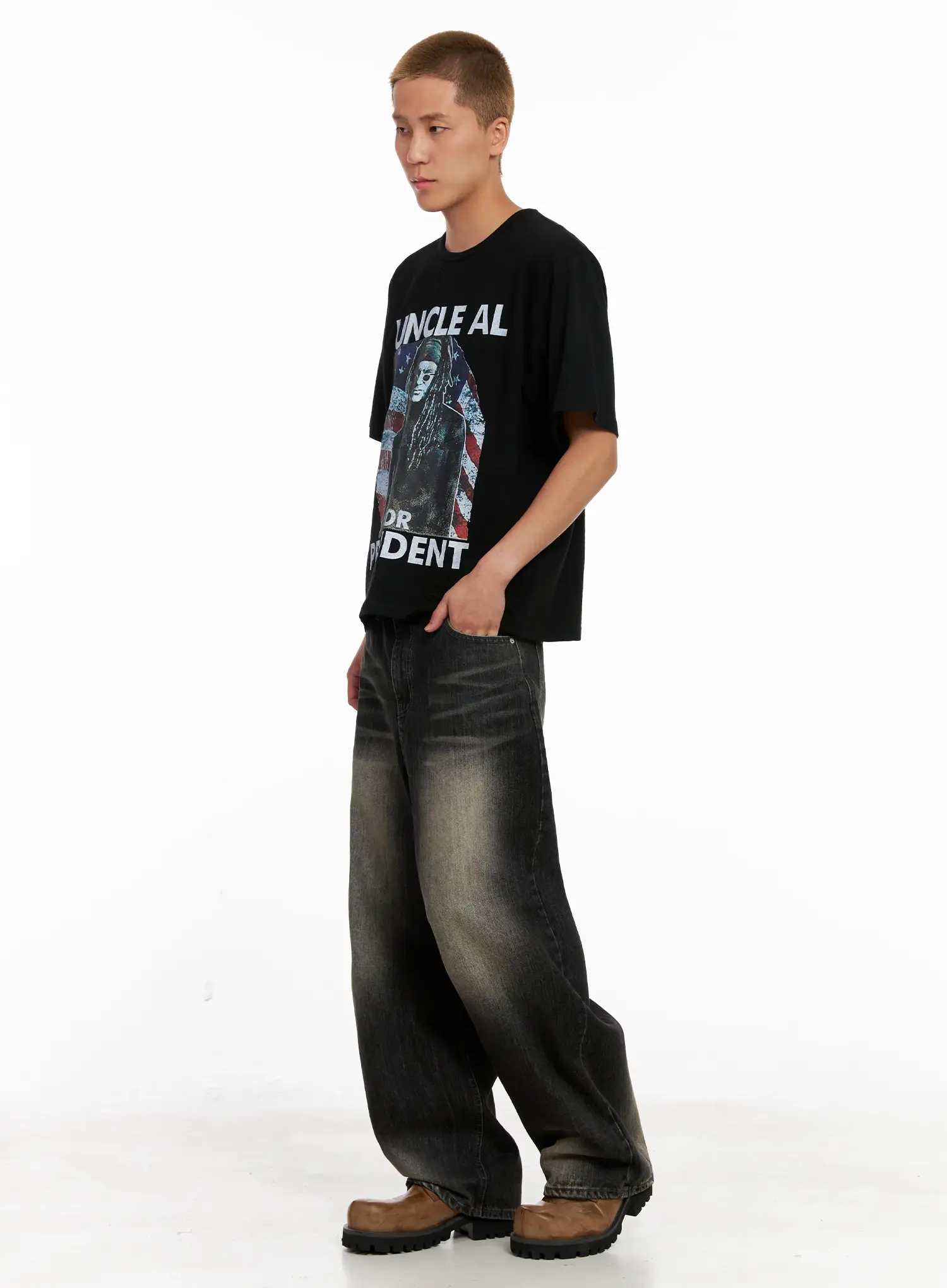 Men's Graphic Cotton Tee IL521 - Image 10