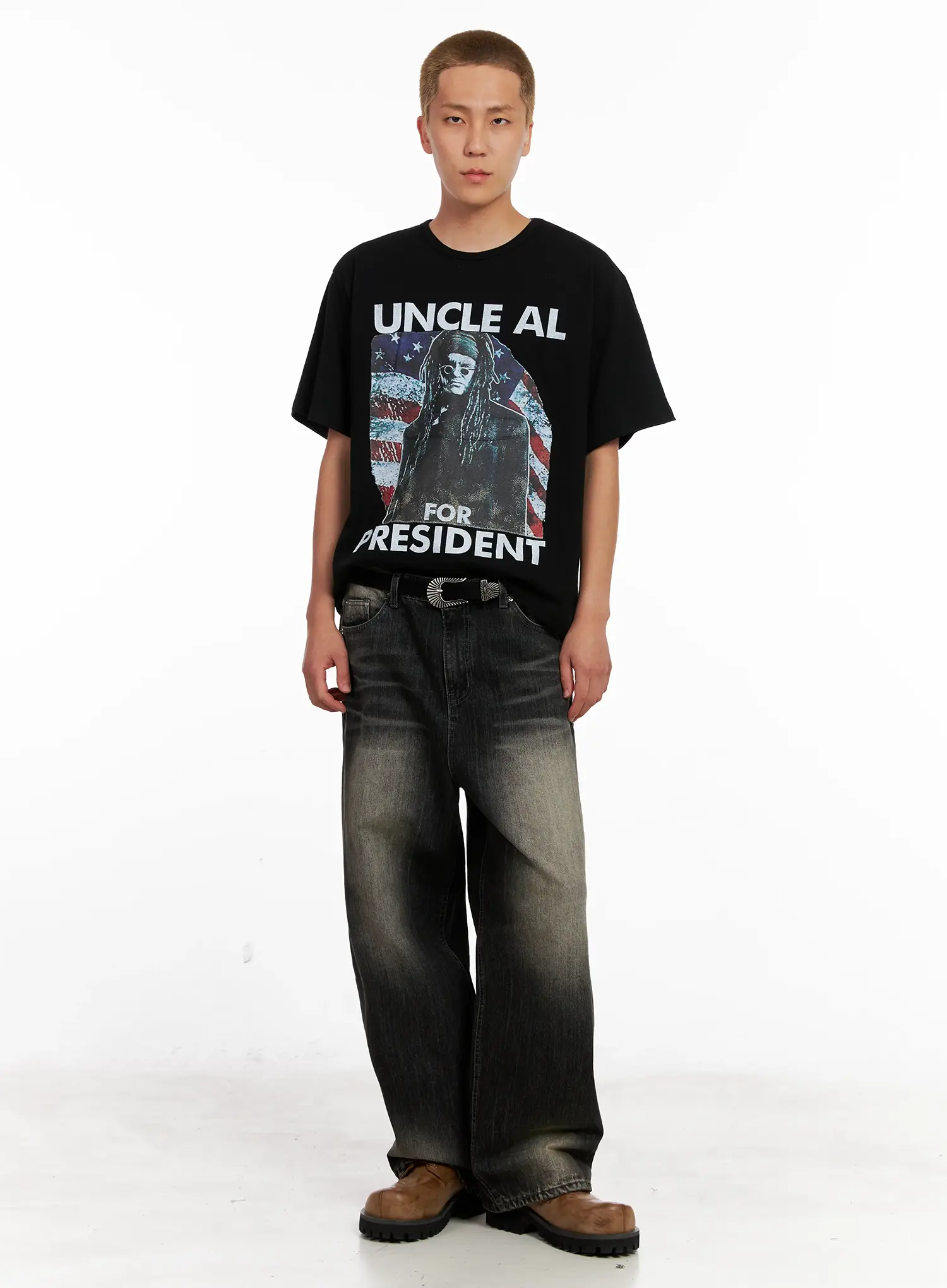 Men's Graphic Cotton Tee IL521 - Image 11