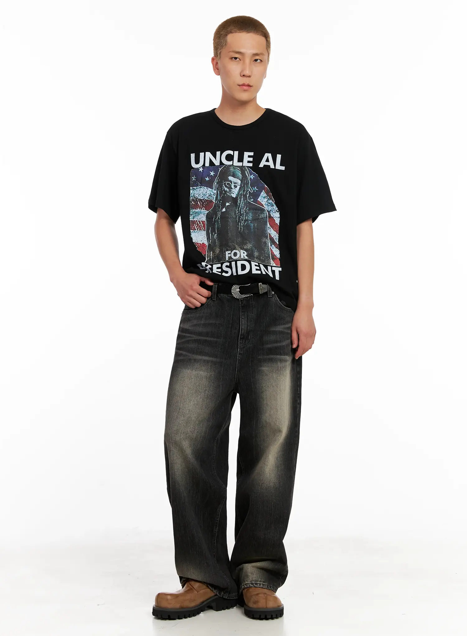 Men's Graphic Cotton Tee IL521 - Image 12