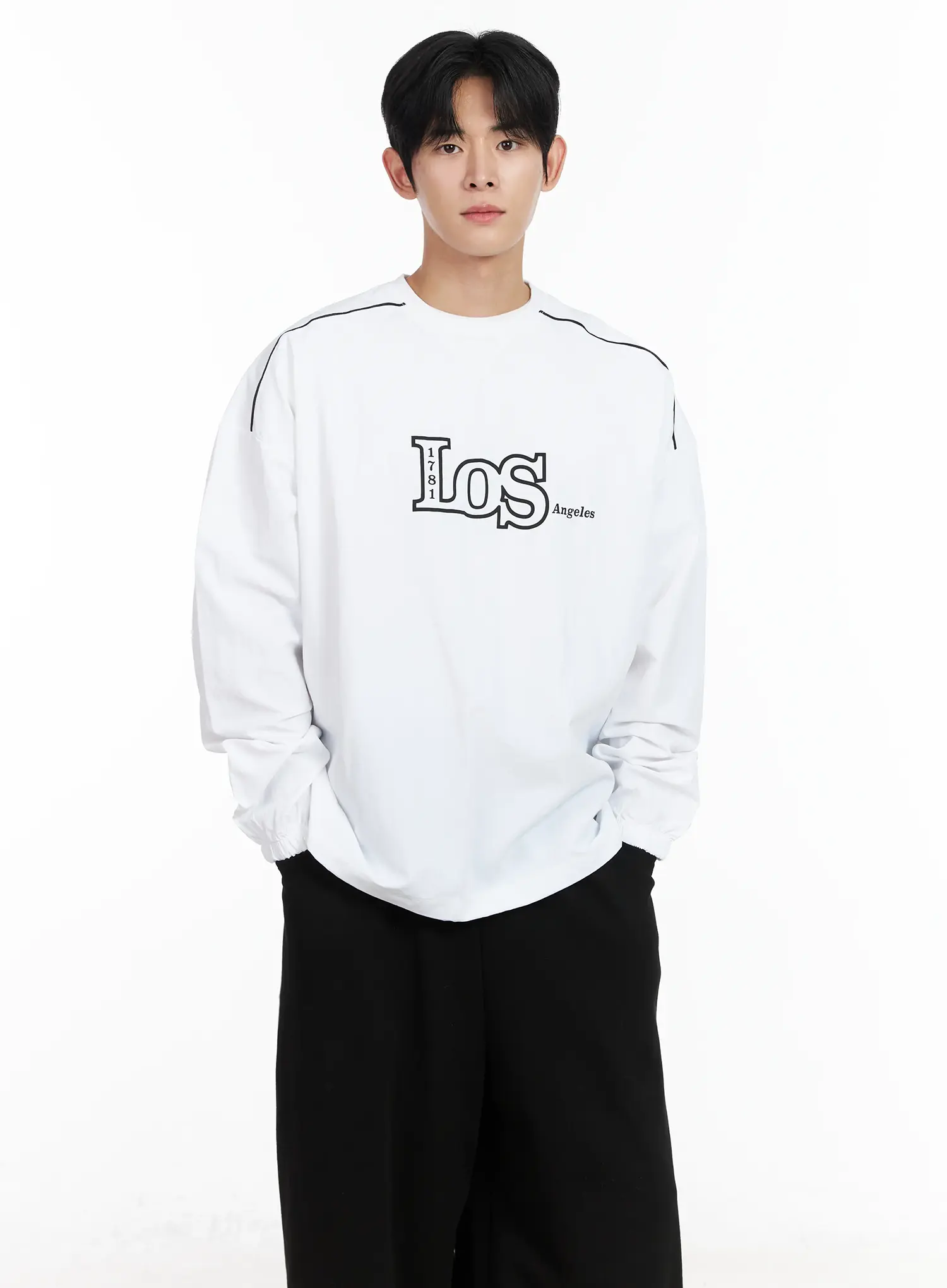 Men's Graphic Crewneck Sweatshirt IM523 - Image 3
