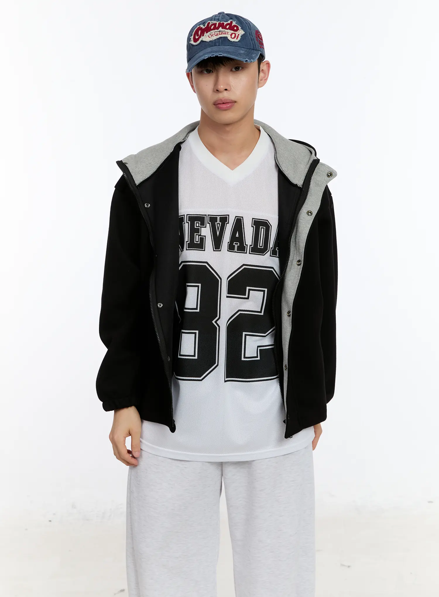 Men's Graphic Jersey Long Sleeve IA508 - Image 2