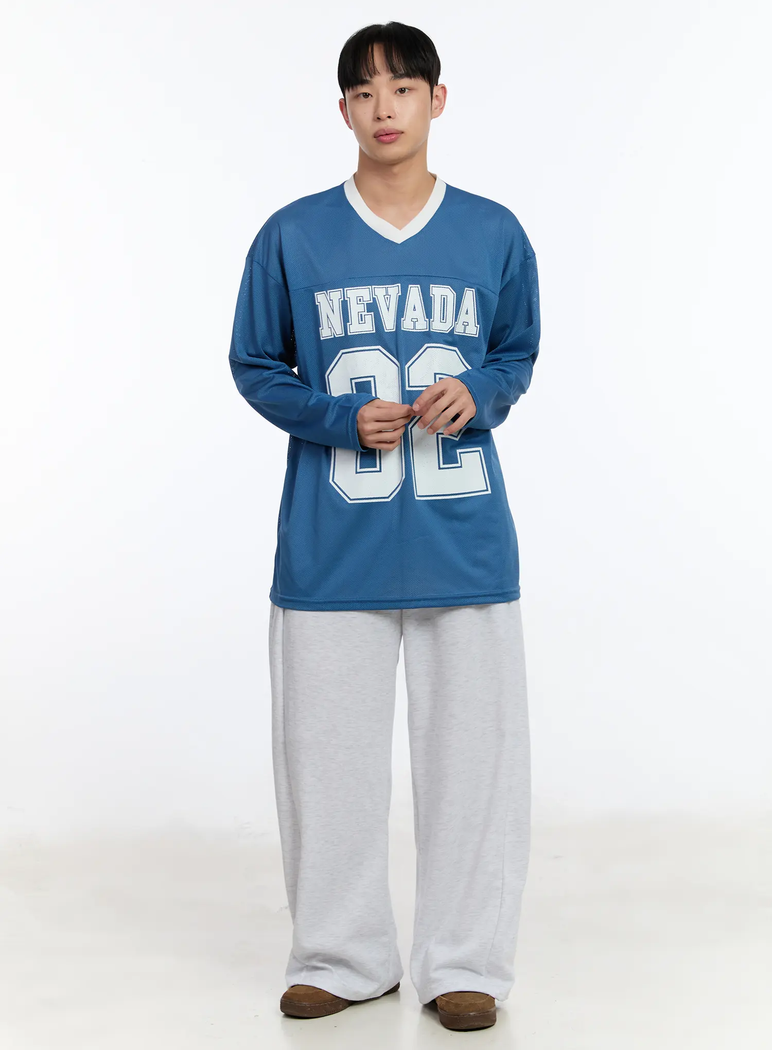 Men's Graphic Jersey Long Sleeve IA508 - Image 6