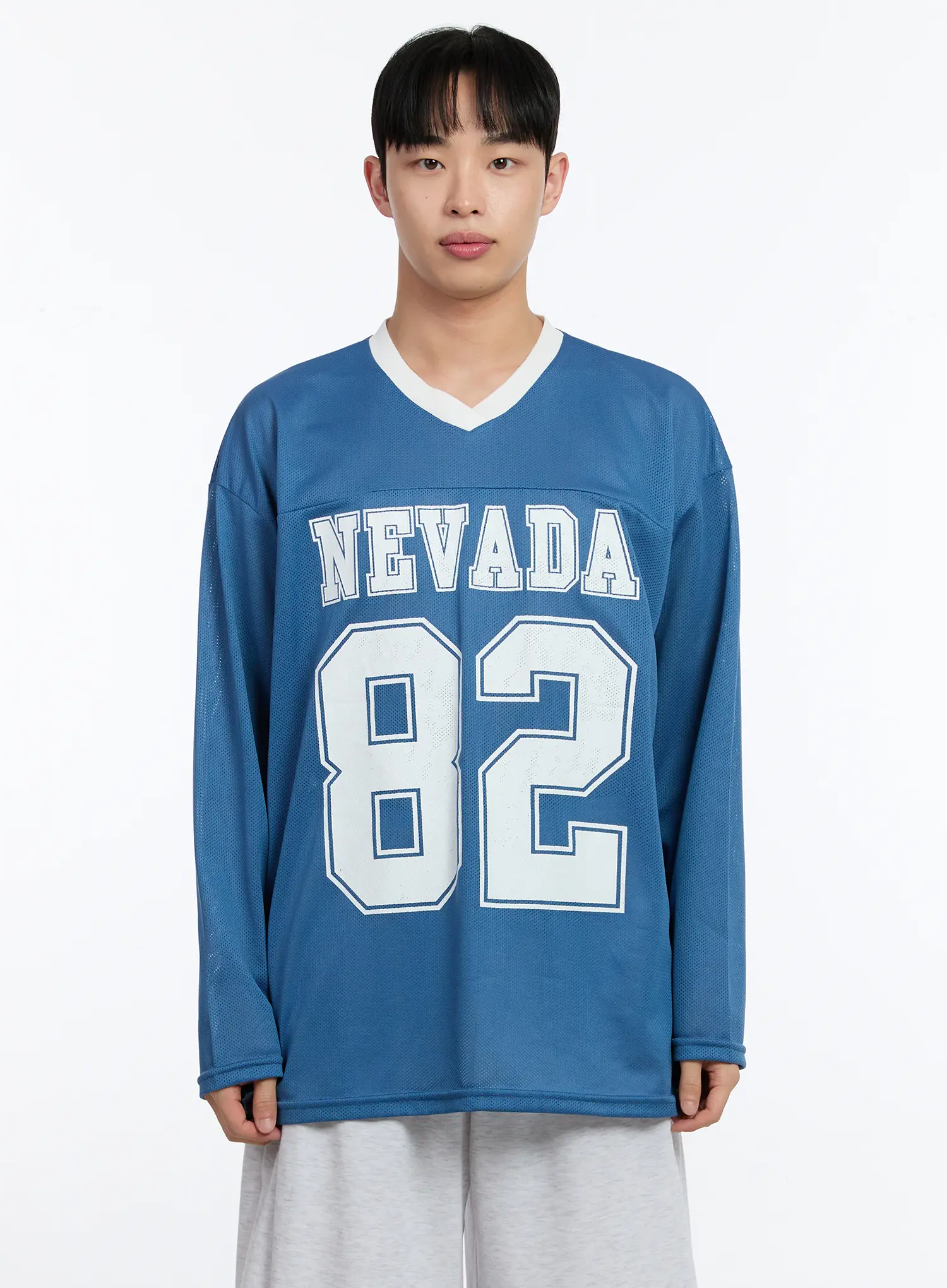 Men's Graphic Jersey Long Sleeve IA508 - Image 7