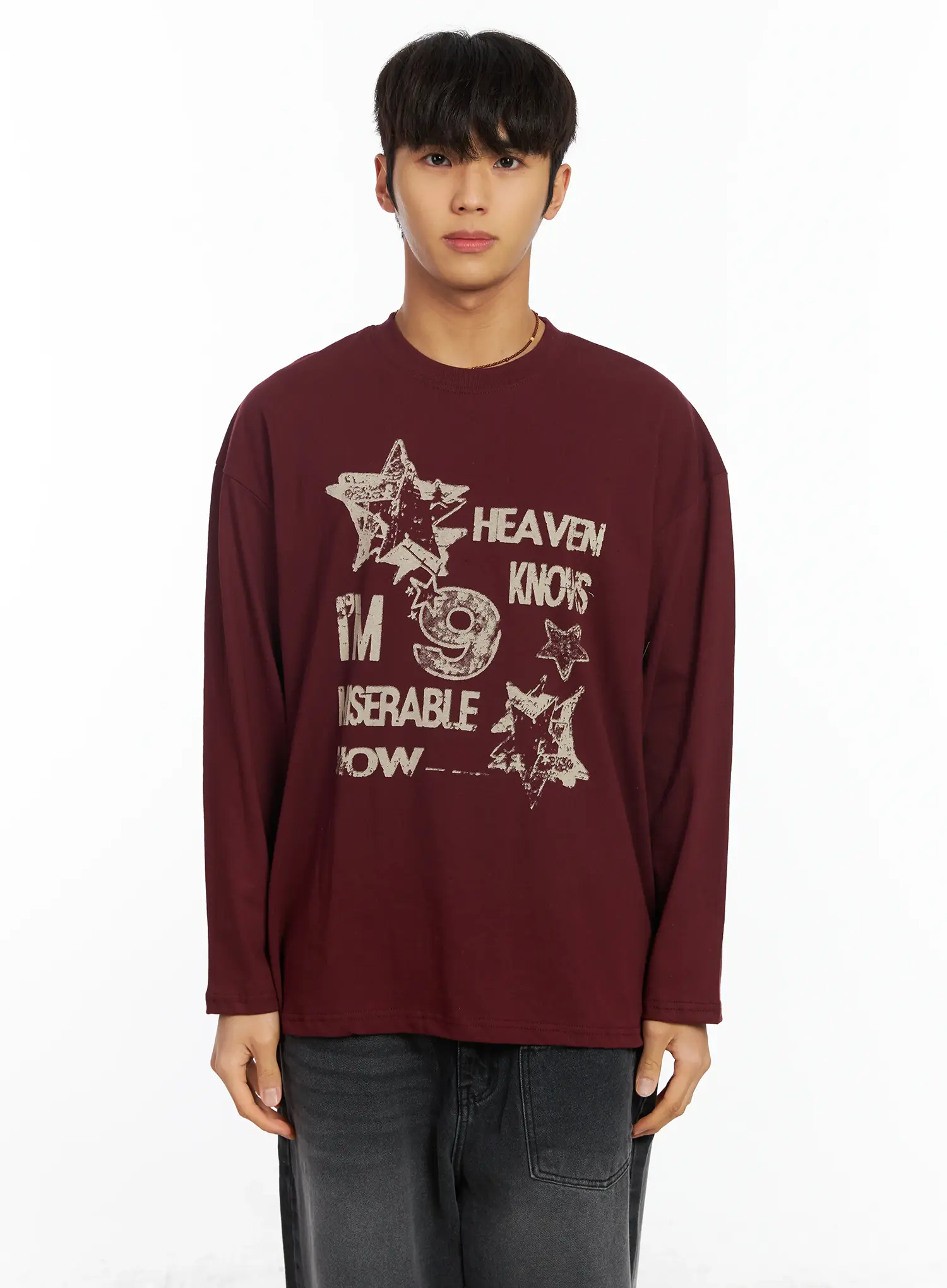 Men's Graphic Long Sleeve Hoodie IF506 - Image 13