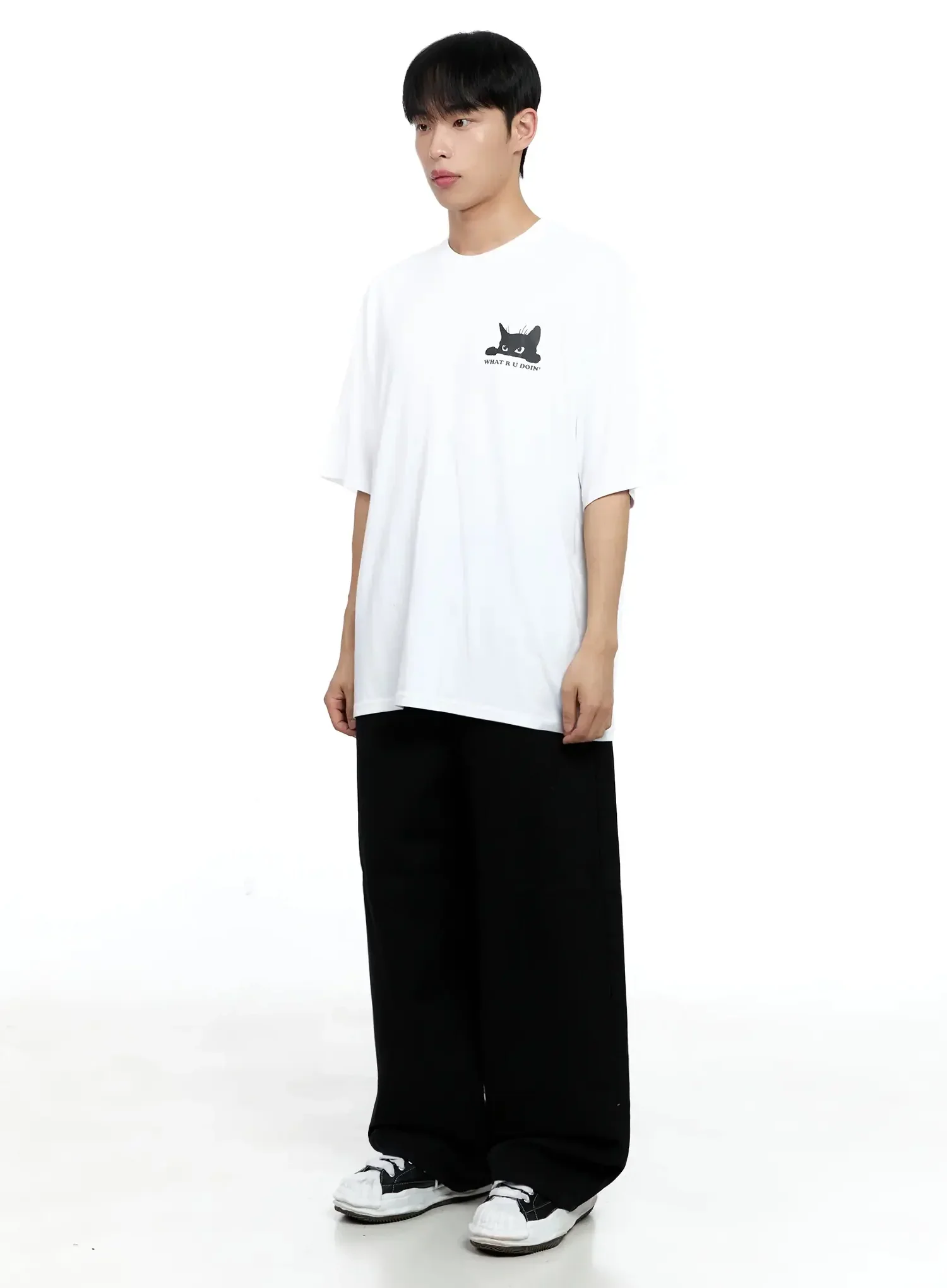 Men's Graphic Oversized T-shirt IG520 - Image 12