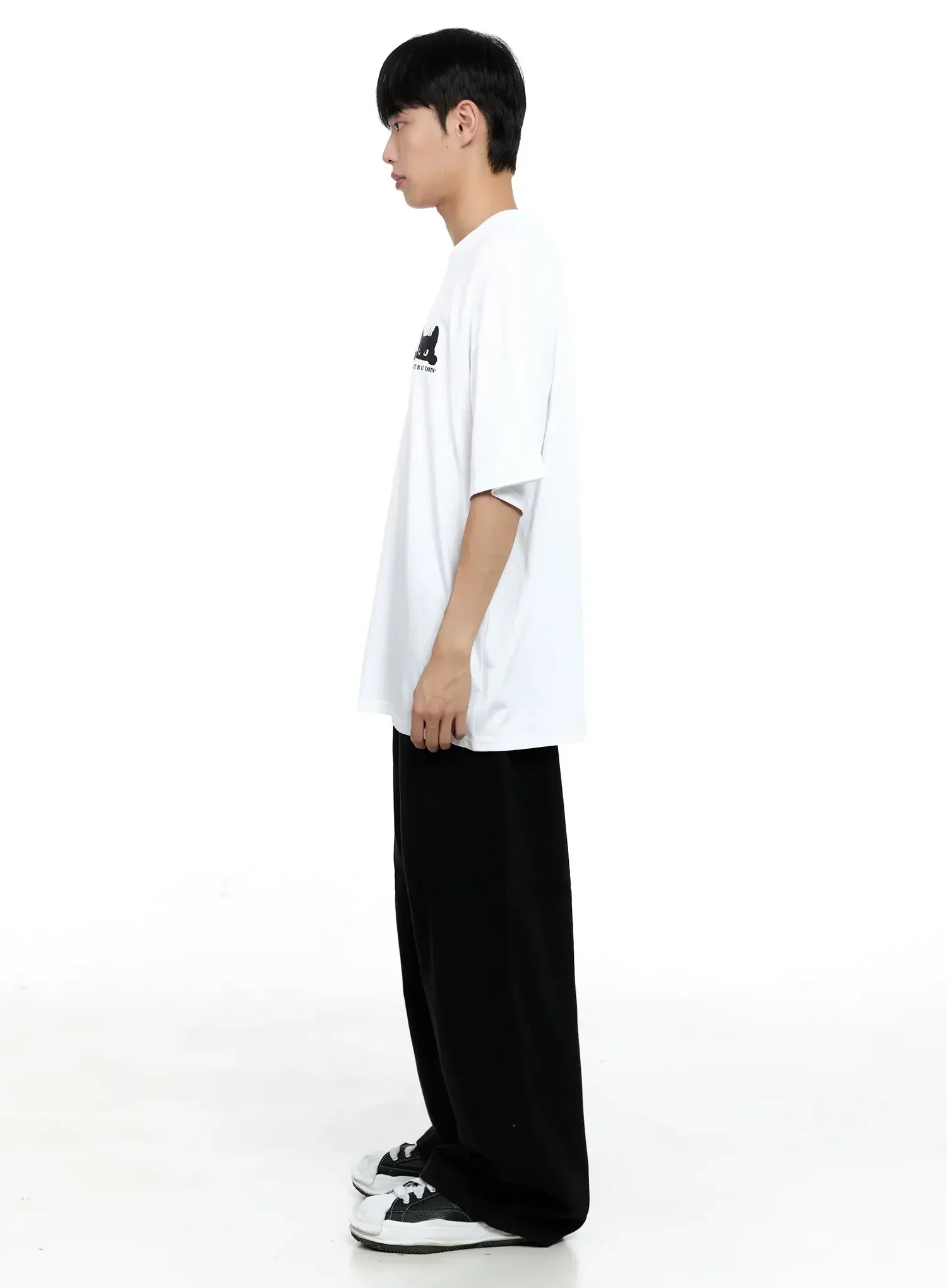 Men's Graphic Oversized T-shirt IG520 - Image 13