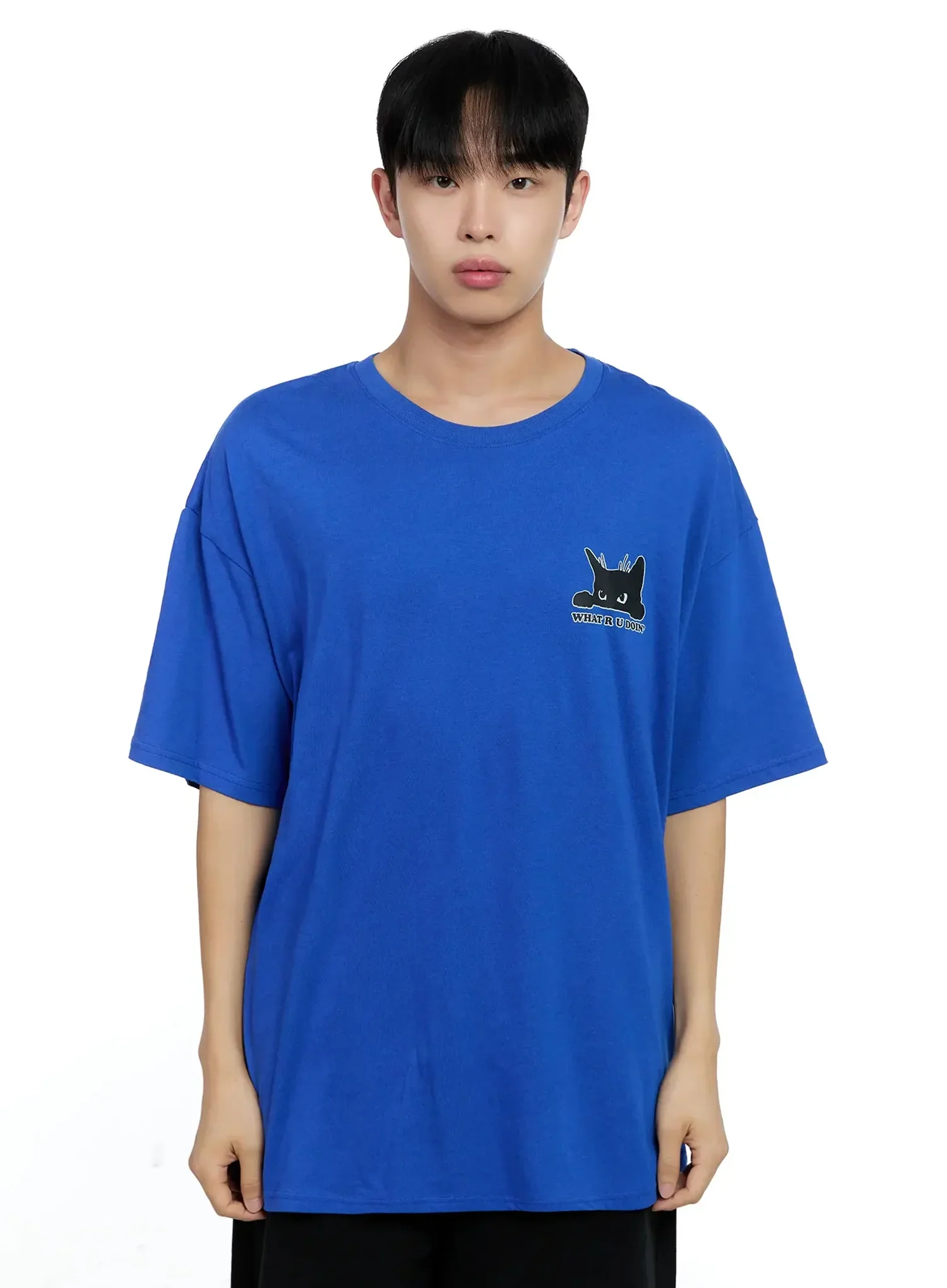 Men's Graphic Oversized T-shirt IG520 - Image 17