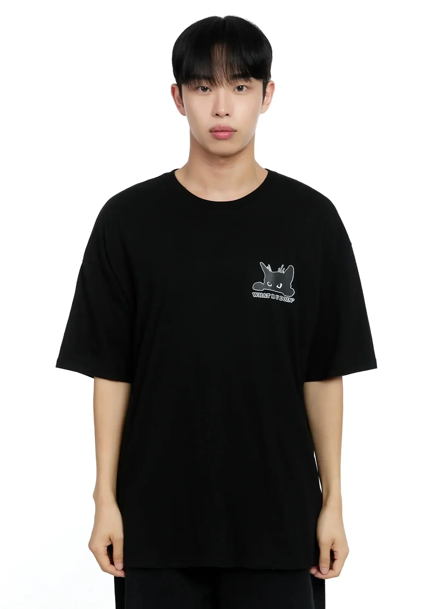 Men's Graphic Oversized T-shirt IG520 - Image 18