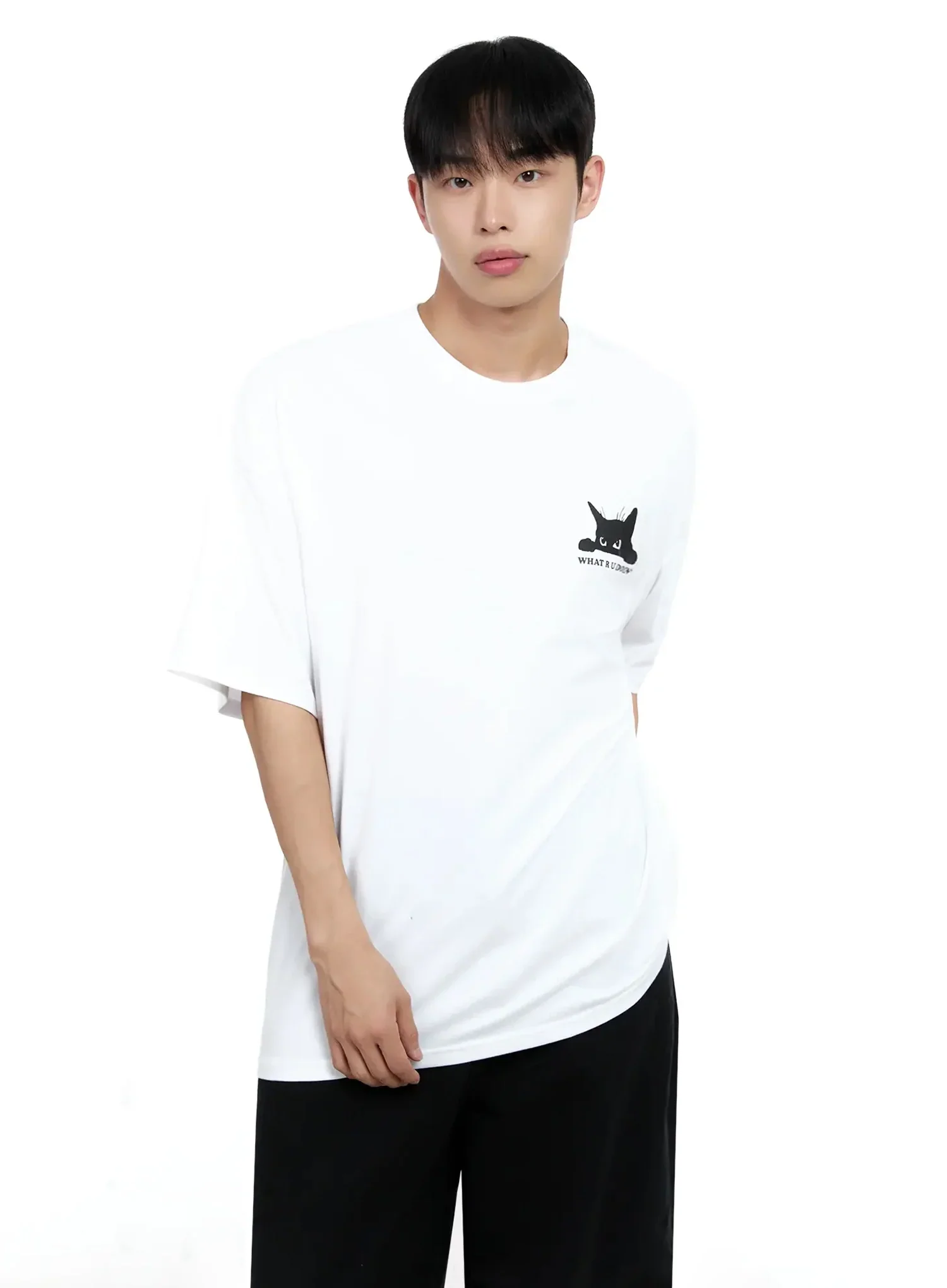 Men's Graphic Oversized T-shirt IG520 - Image 7
