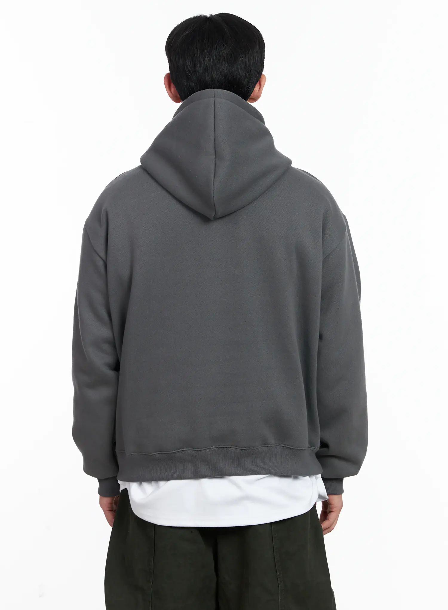 Men's Graphic Print Fleece Hoodie IJ521 - Image 5