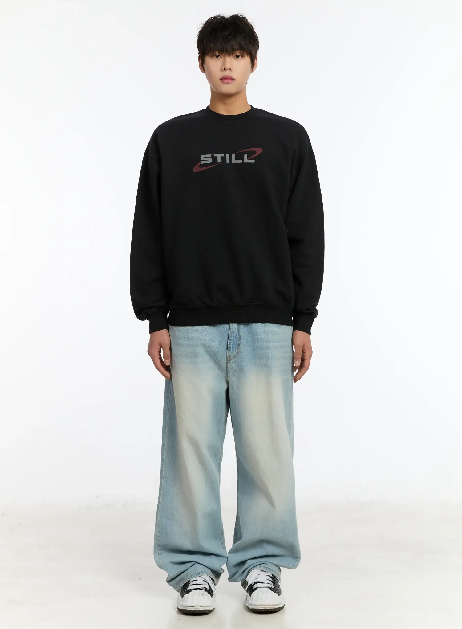 Men's Graphic Print Sweatshirt IM502 - Image 3