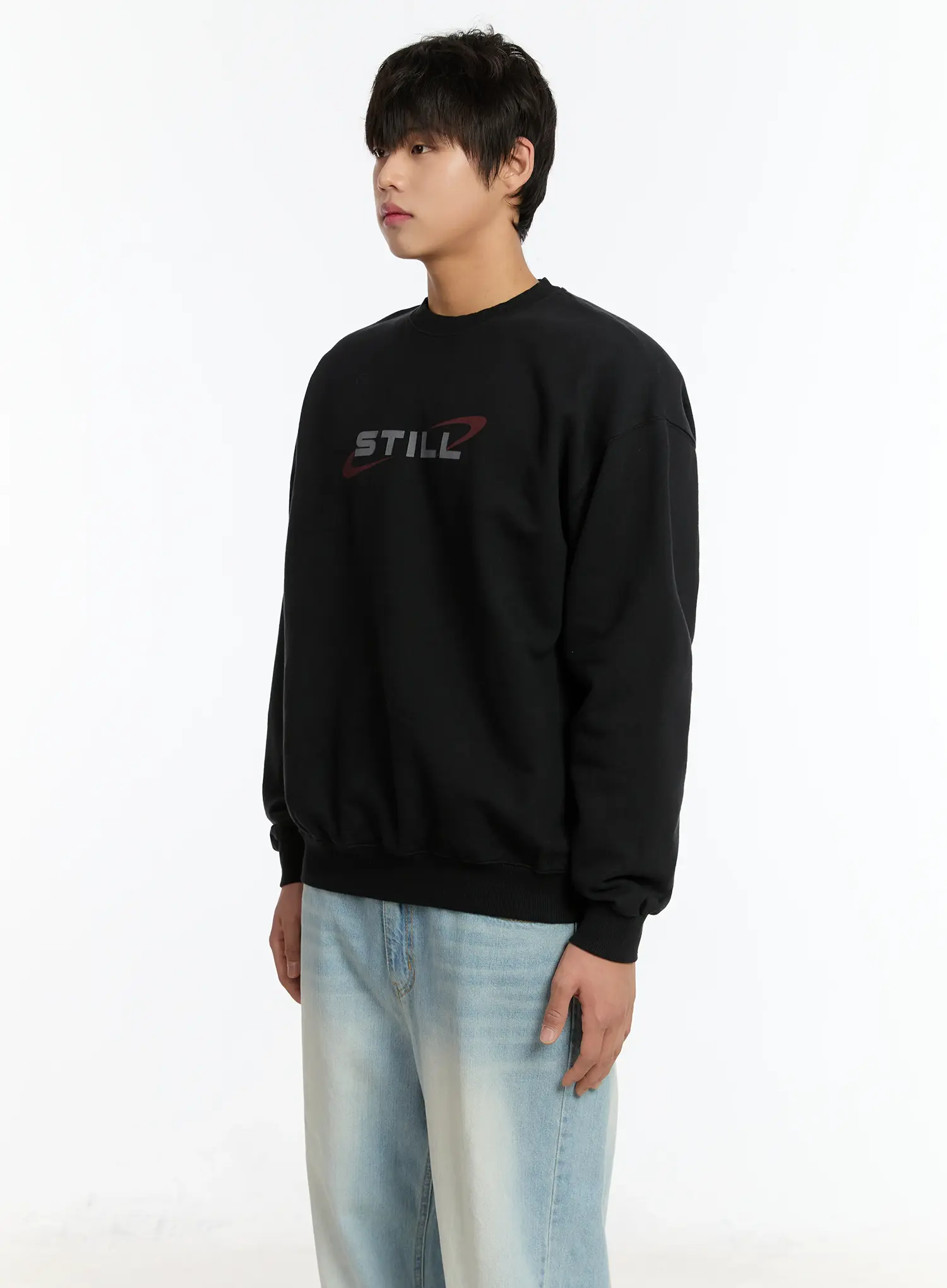 Men's Graphic Print Sweatshirt IM502 - Image 4