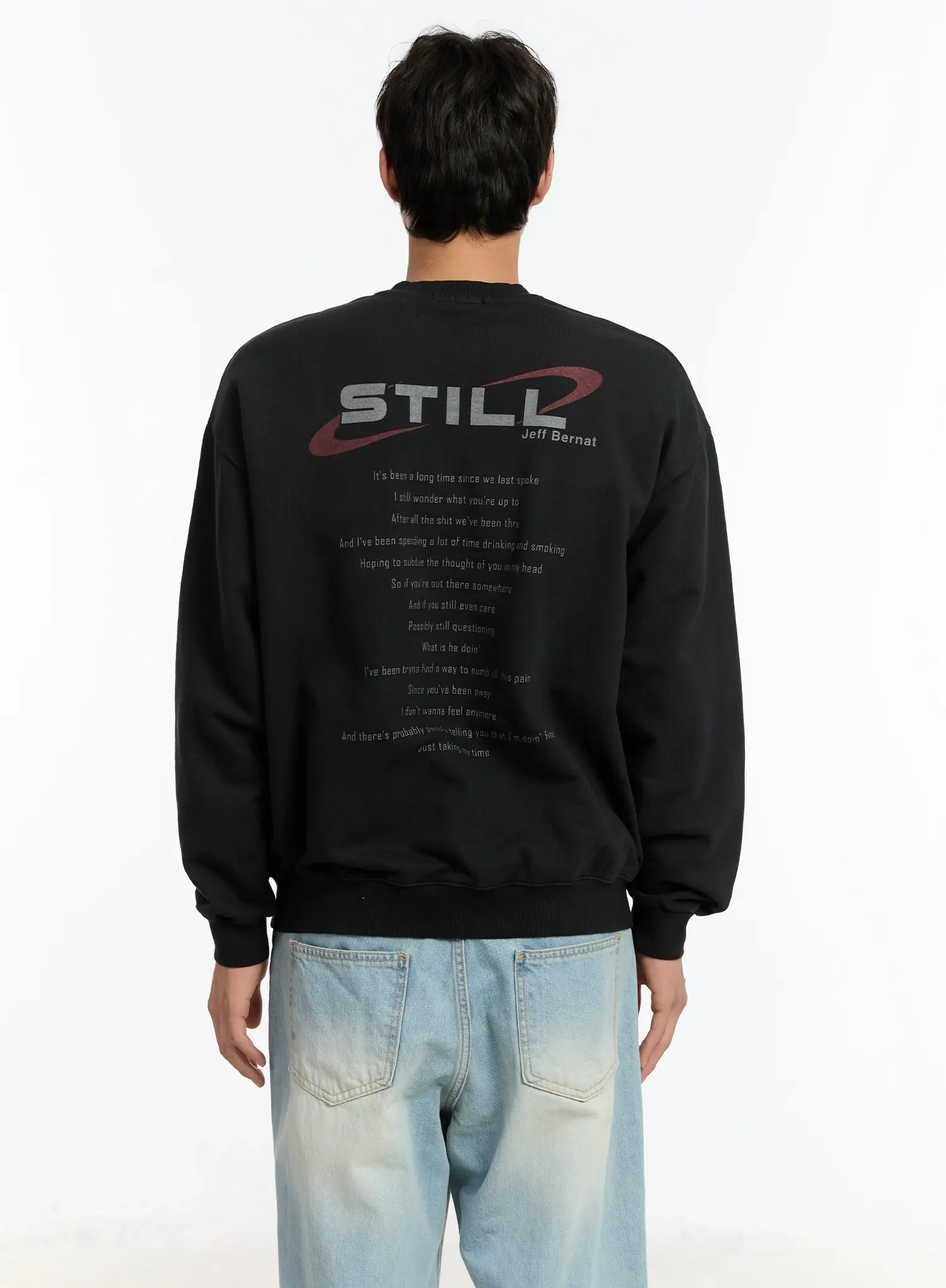 Men's Graphic Print Sweatshirt IM502 - Image 5