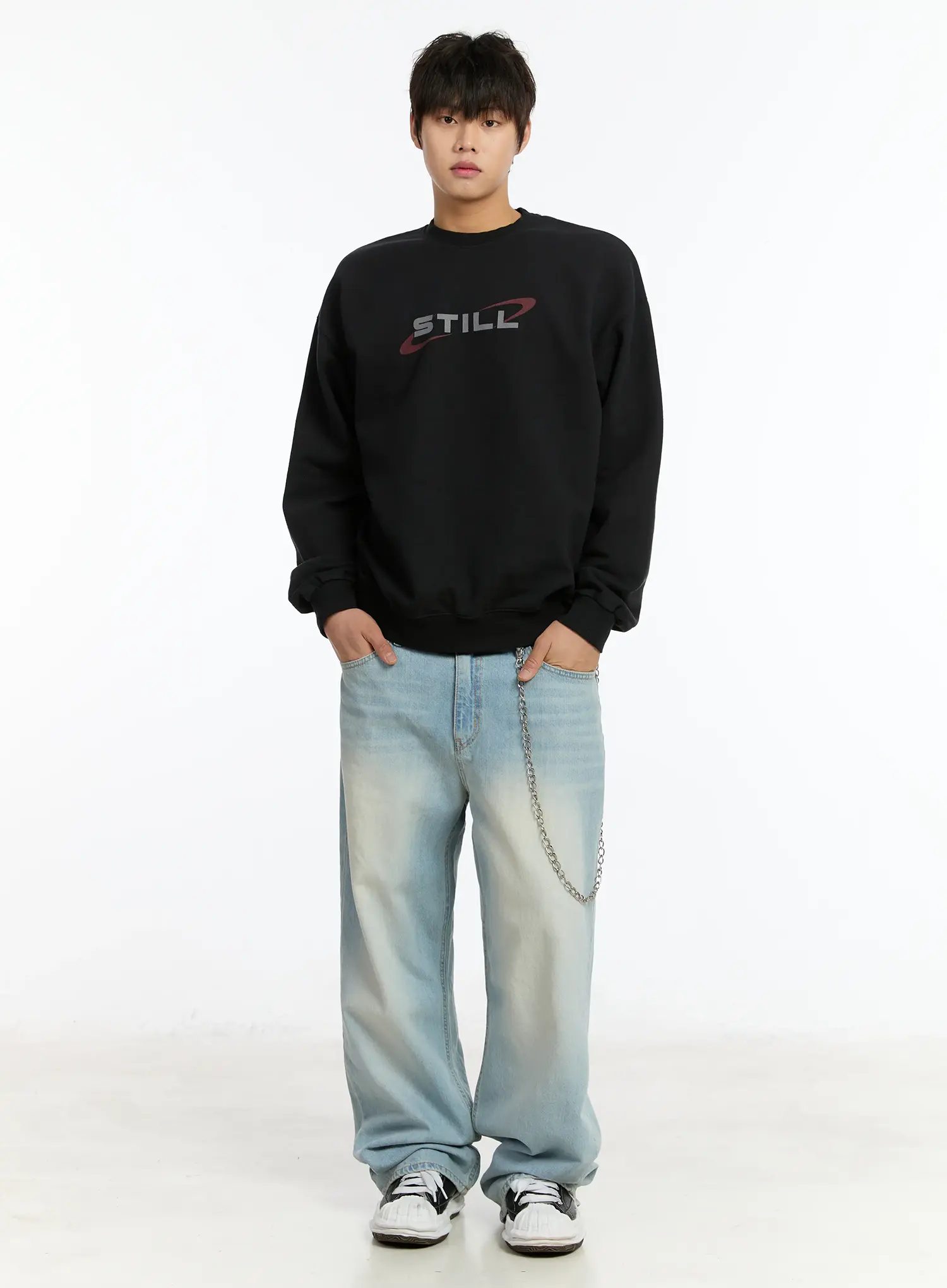 Men's Graphic Print Sweatshirt IM502 - Image 6