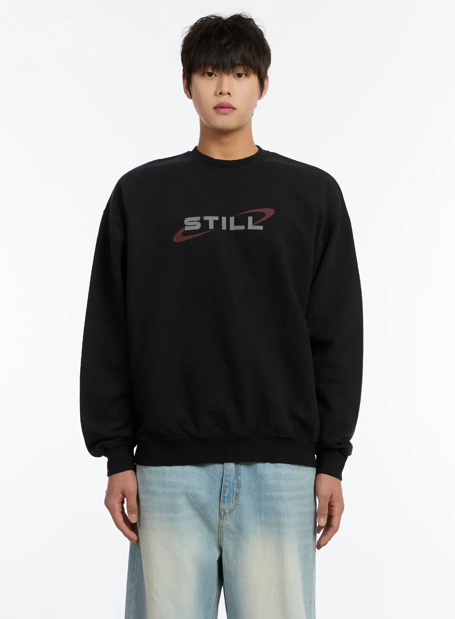 Men's Graphic Print Sweatshirt IM502 - Image 9