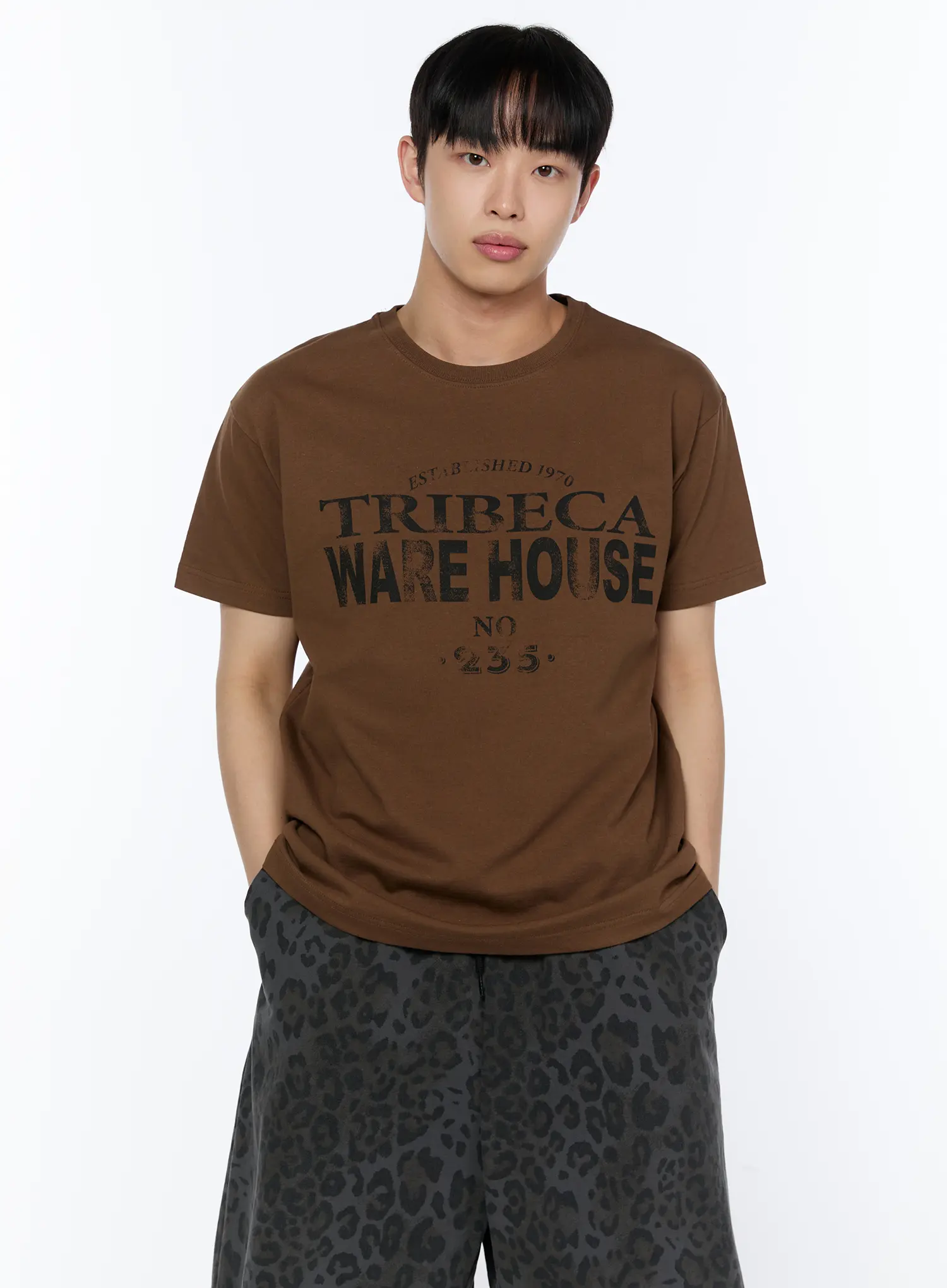 Men's Graphic Print T-Shirt IA517 - Image 2