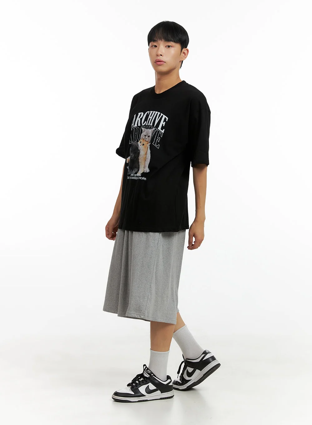 Men's Graphic Round Neck Short Sleeve T-Shirt CL429 - Image 5