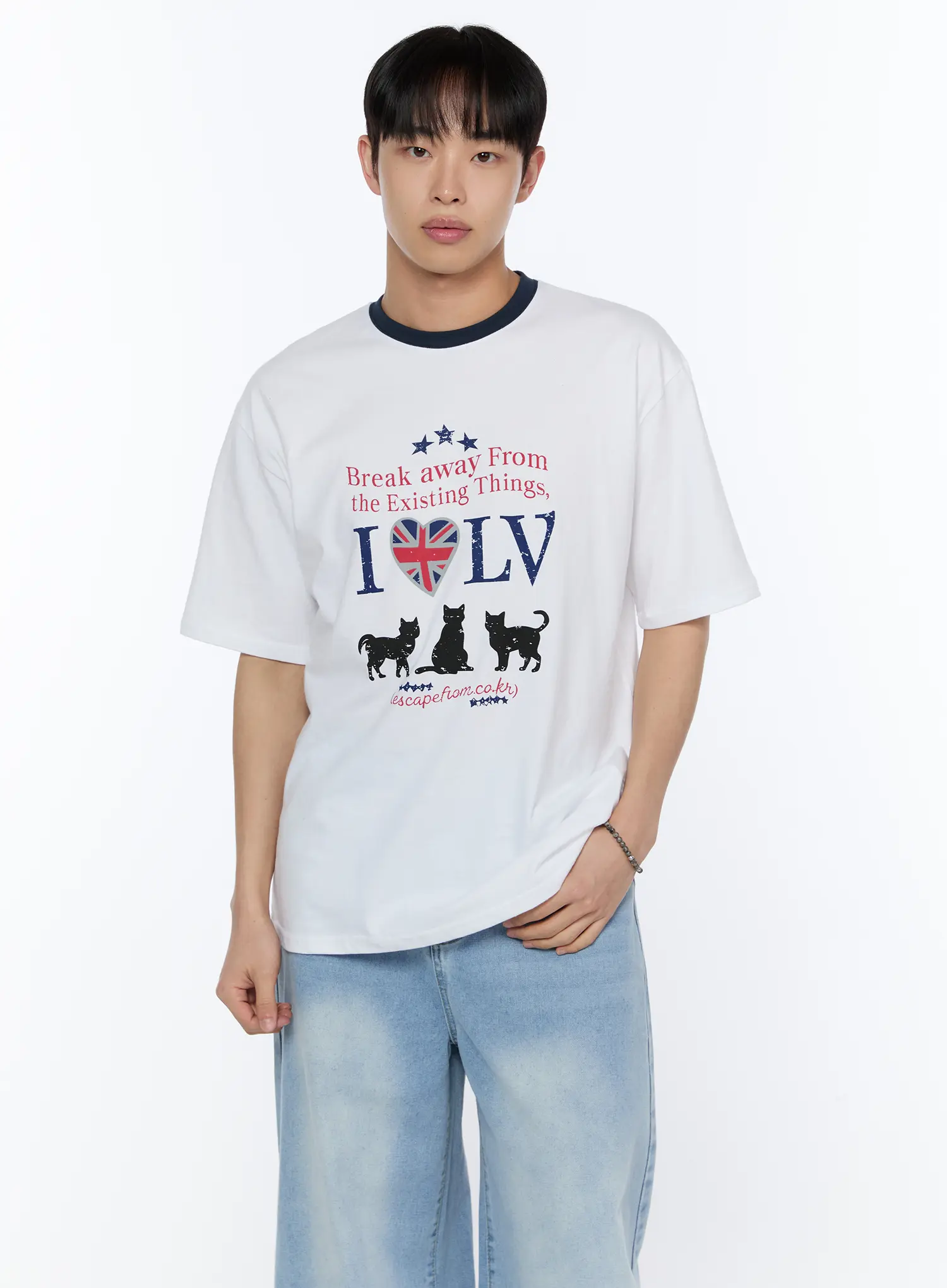Men's Graphic Round Neck T-Shirt IA520 - Image 6