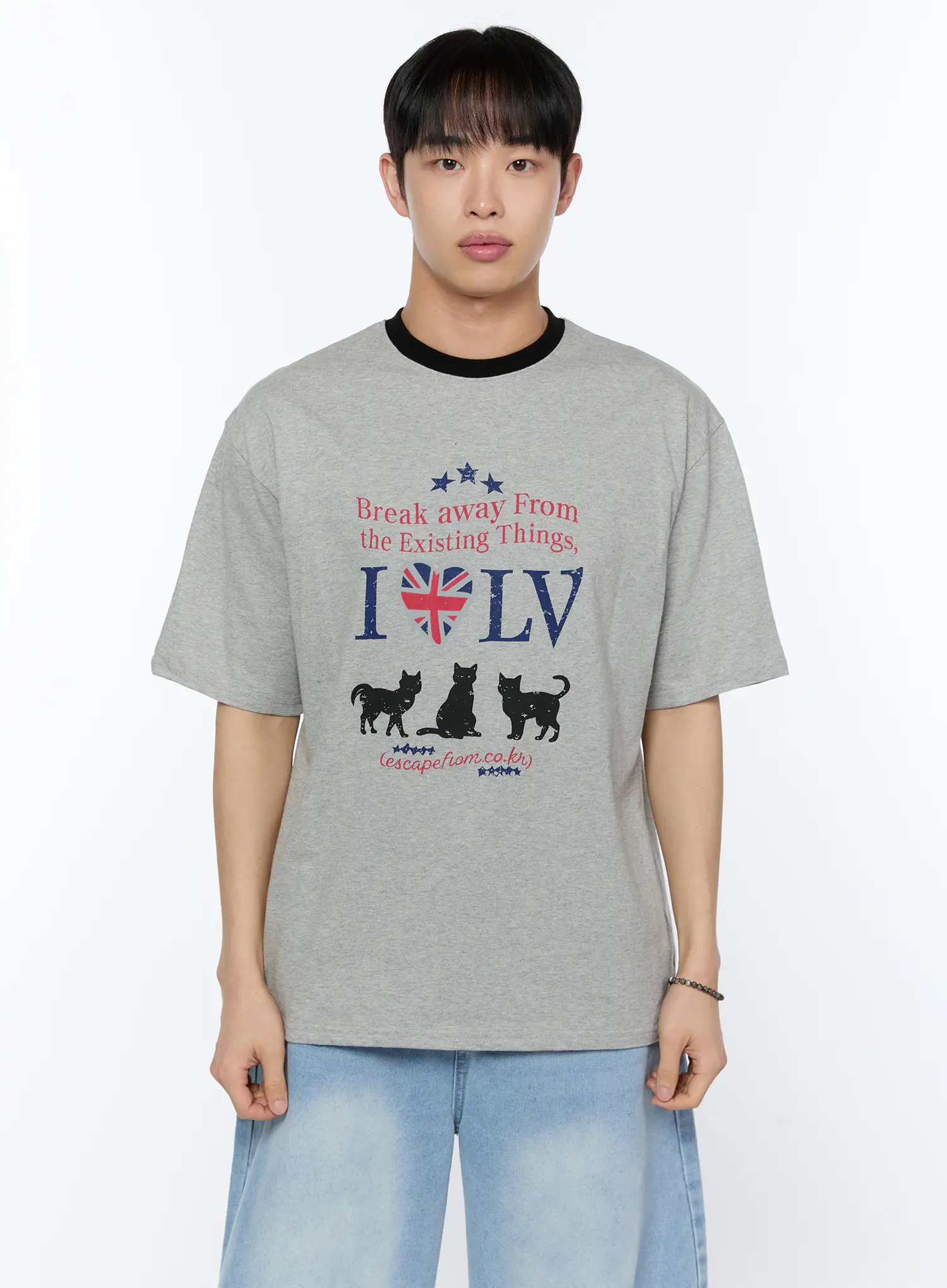 Men's Graphic Round Neck T-Shirt IA520 - Image 9