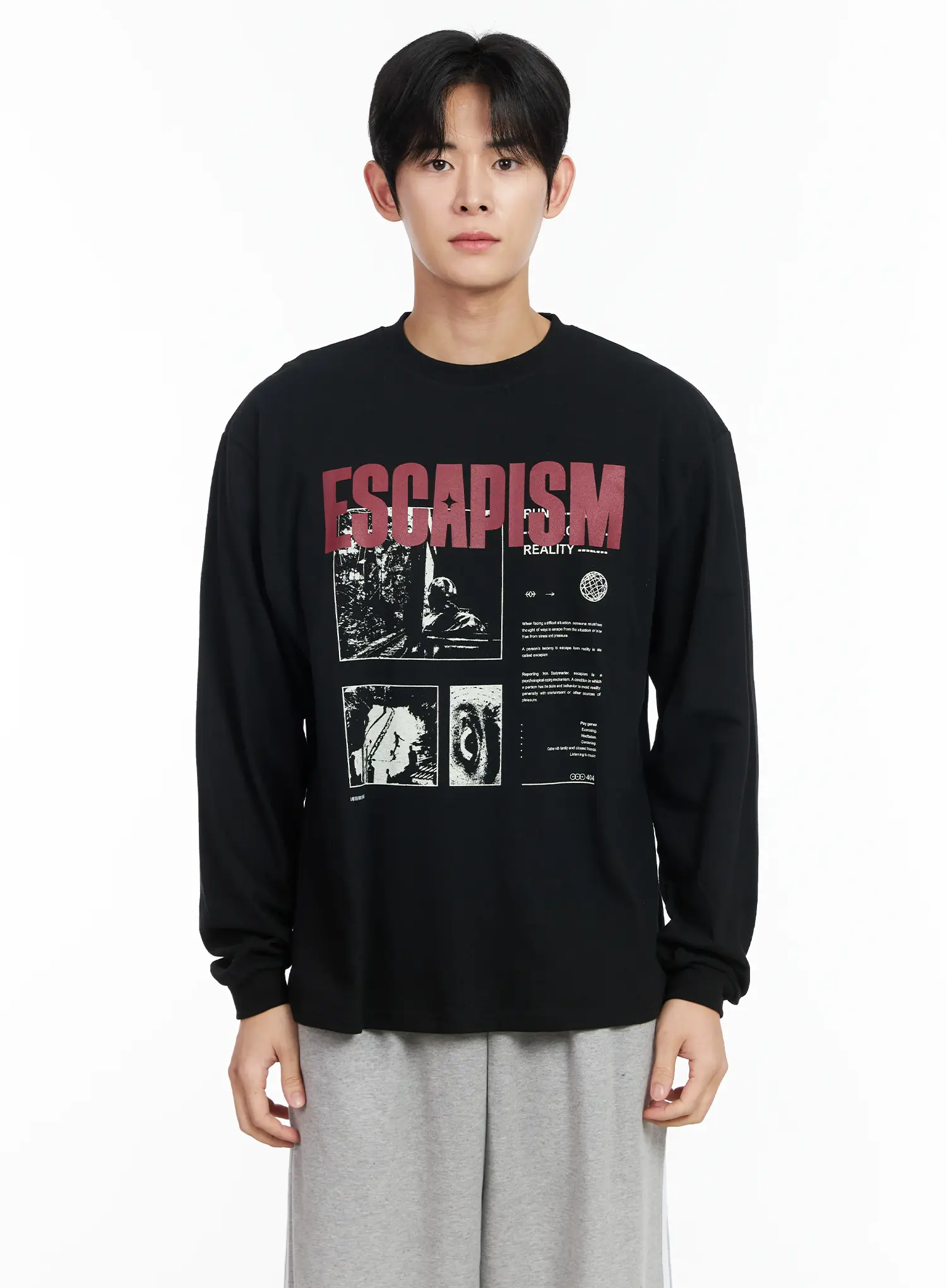 Men's Graphic Round Neck Tee IM523 - Image 10