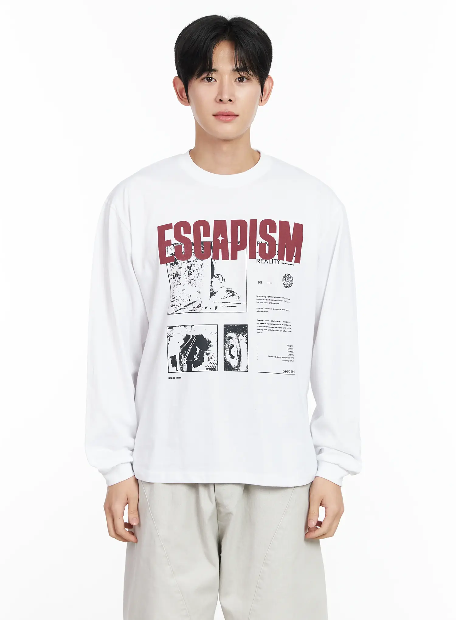 Men's Graphic Round Neck Tee IM523 - Image 9