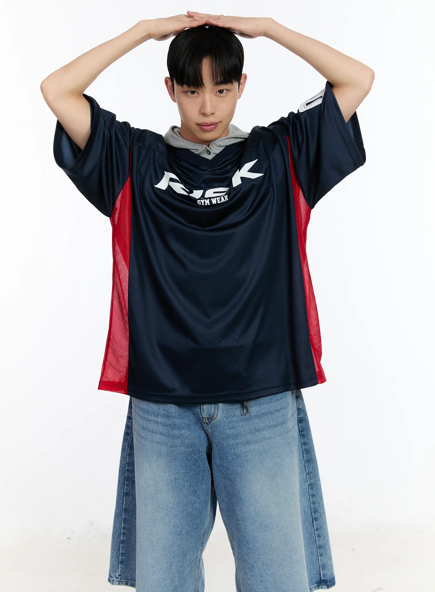 Men's Graphic Rugby Jersey IA507