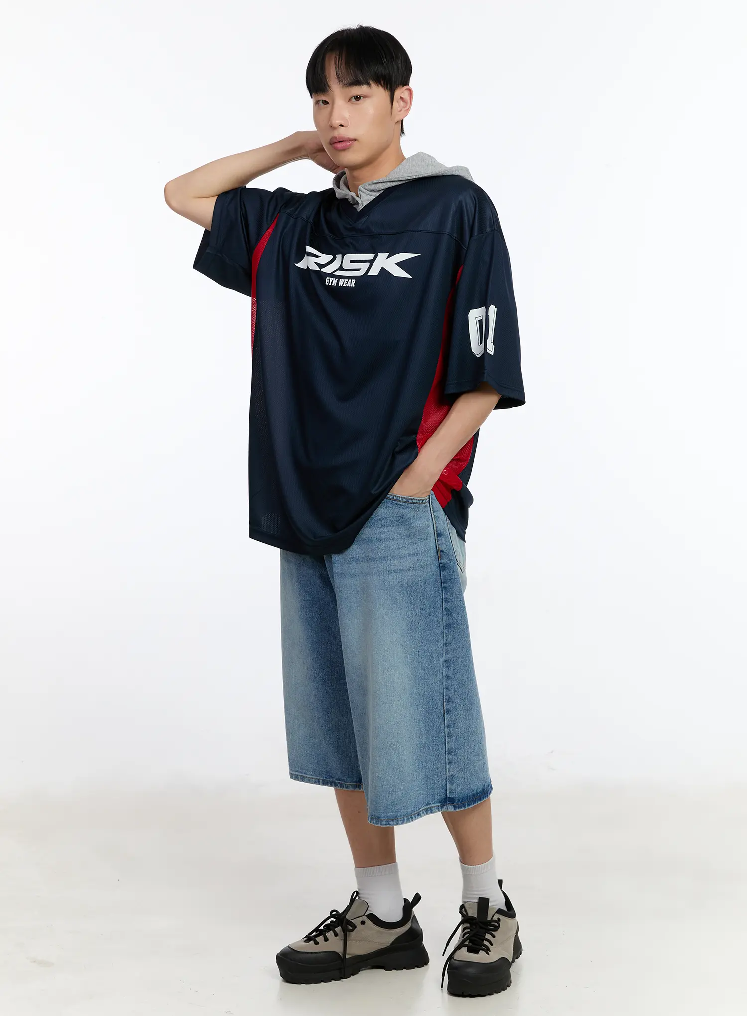 Men's Graphic Rugby Jersey IA507 - Image 3